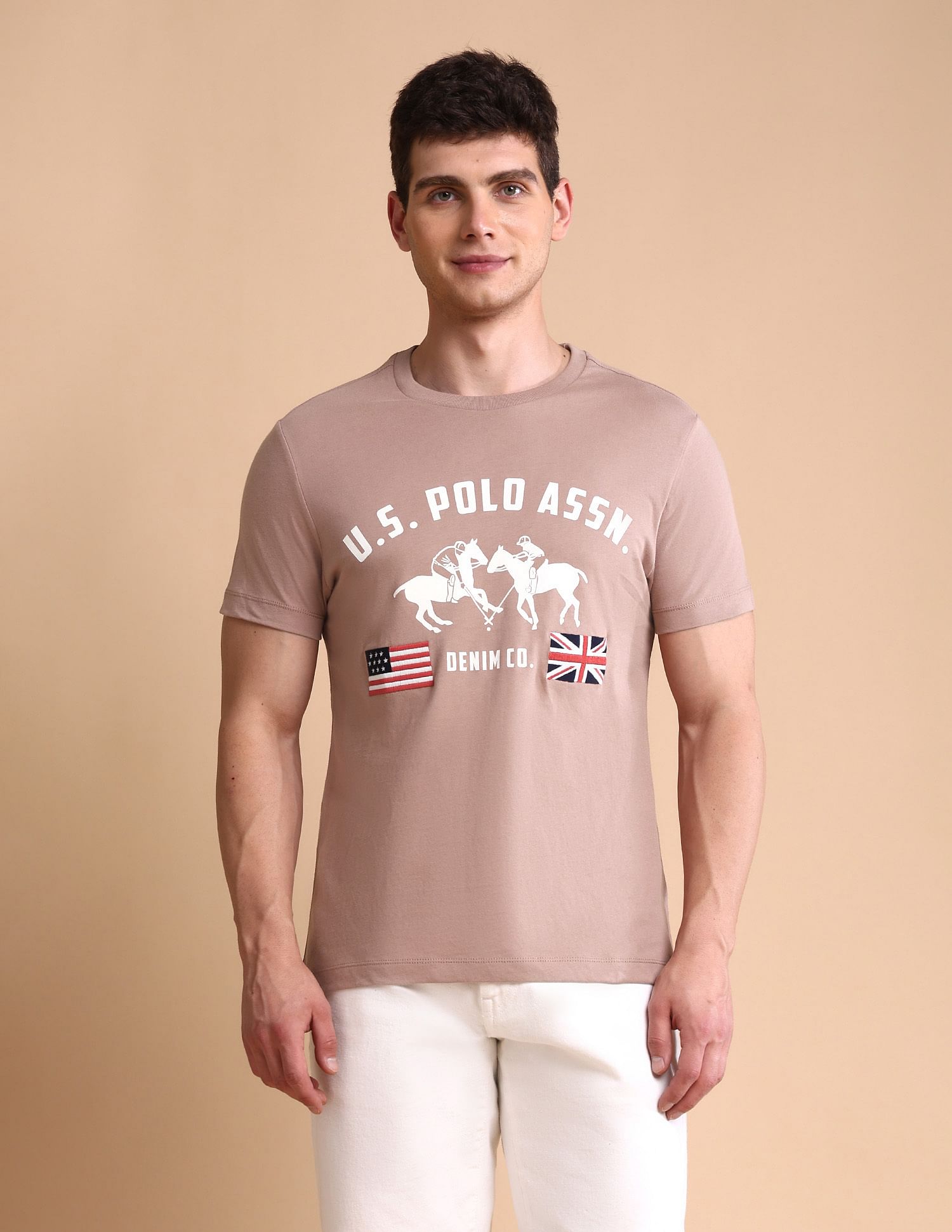 U.S. Polo Assn. Denim Co. Brand Printed Muscle Fit T-Shirt