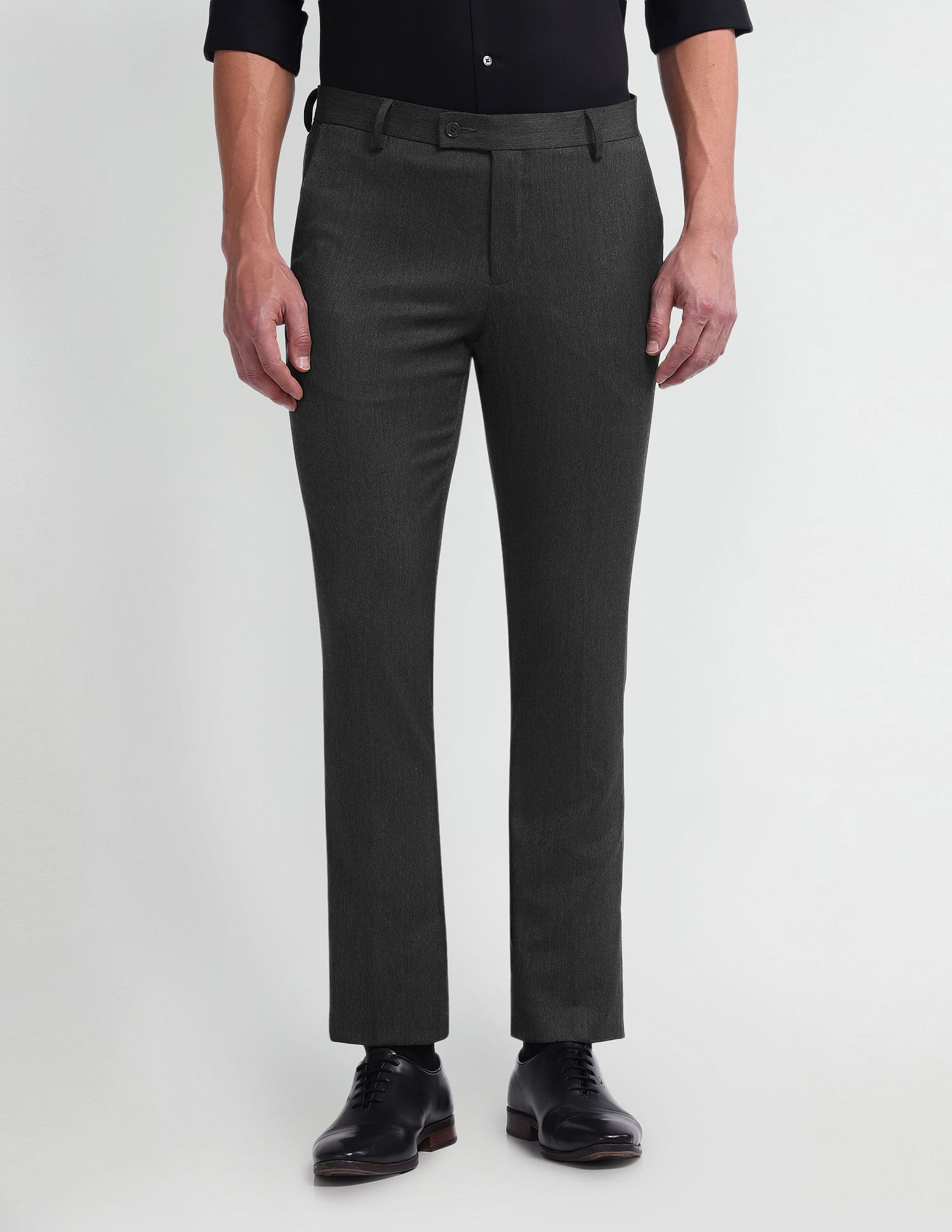 Arrow Geometric Patterned Tapered Fit Trousers
