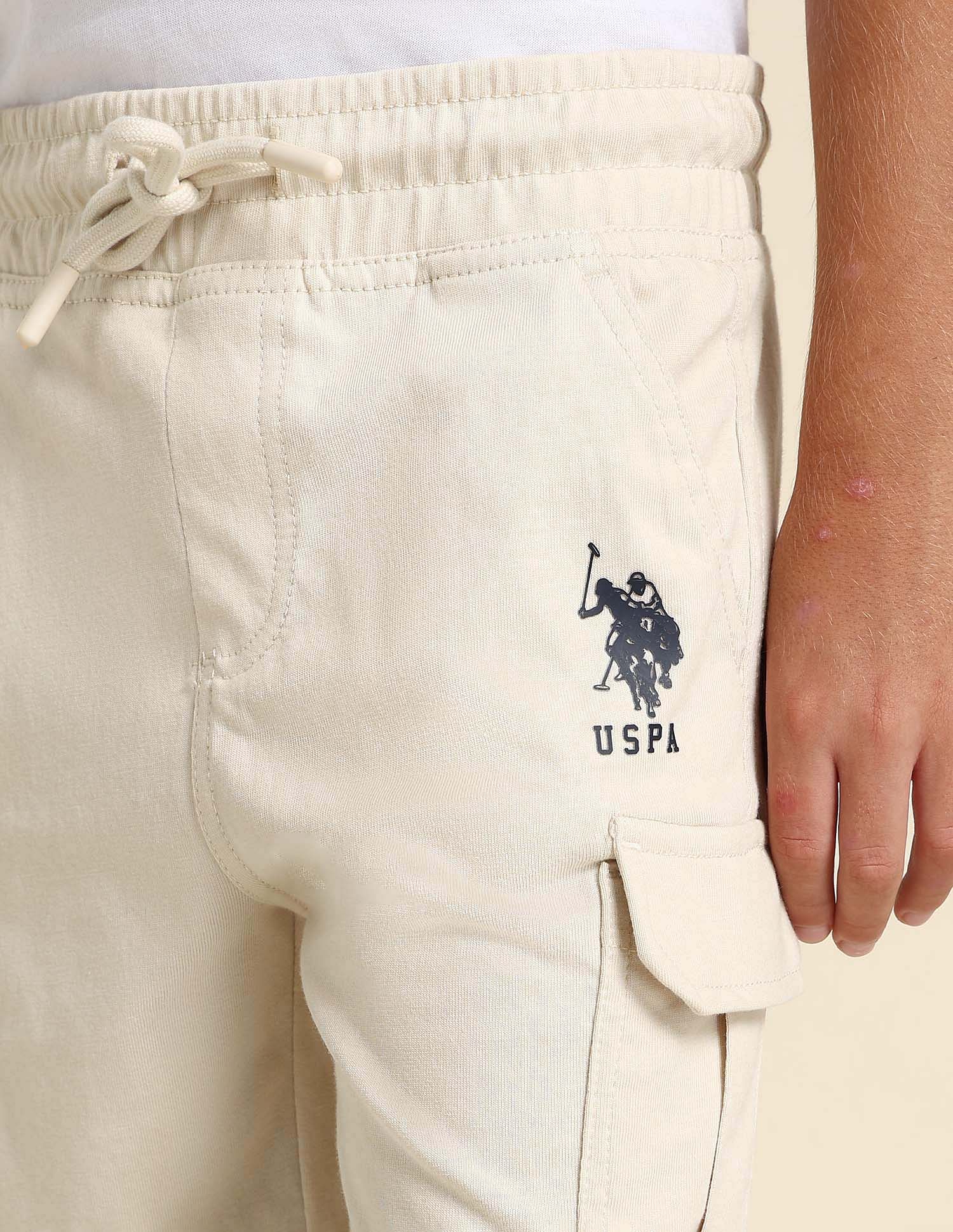 U.S. Polo Assn. Kids Boys Pure Cotton Regular Fit Shorts