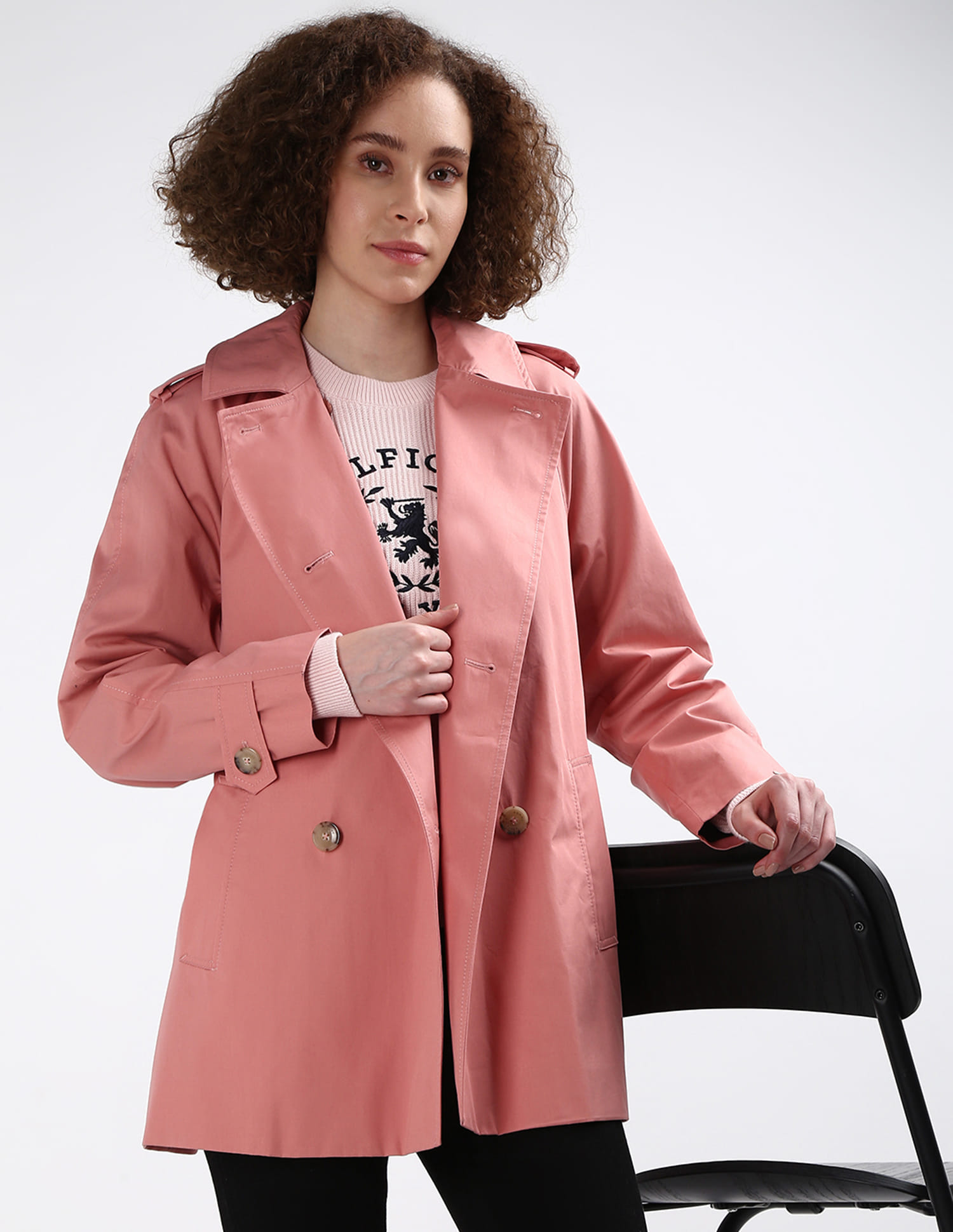 Buy Tommy Hilfiger Sustainable Cotton Short Trench