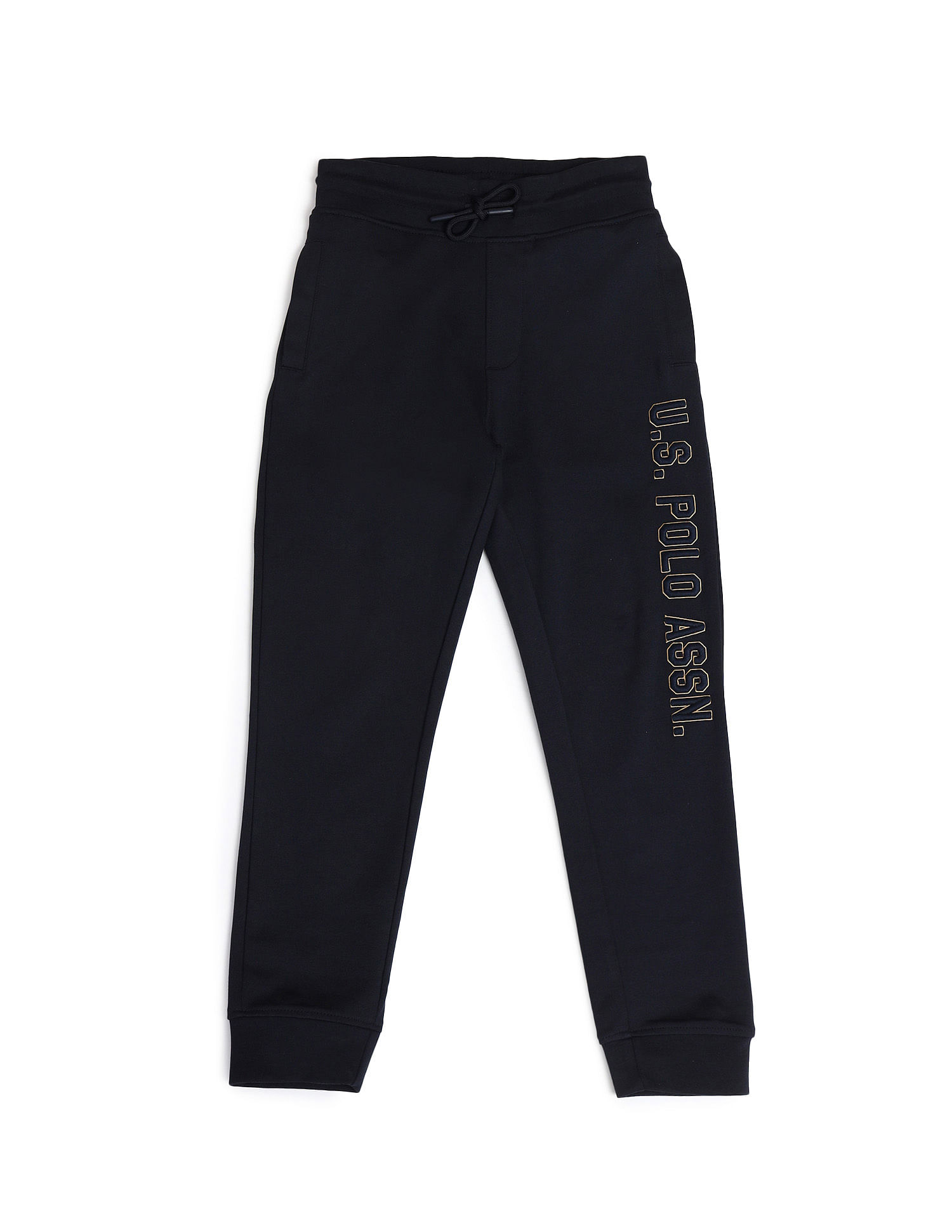 U.S. Polo Assn. Kids Boys Brand Embroidered Regular Fit Joggers