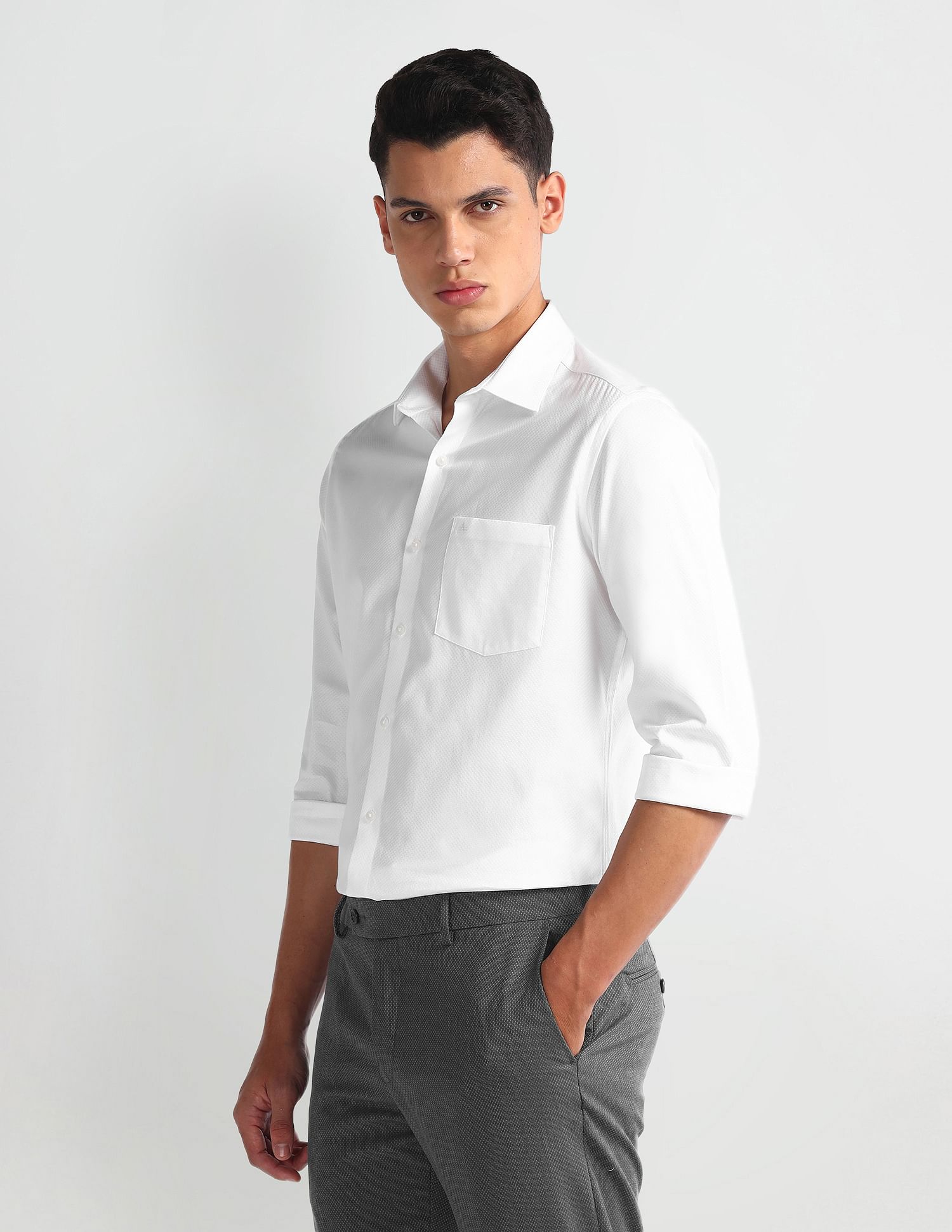 Arrow Manhattan Slim Cotton Shirt