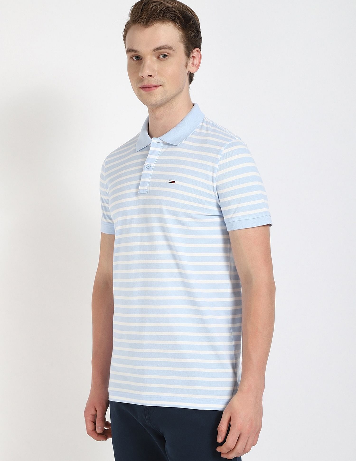 Tommy Hilfiger Solid Slim Fit Polo