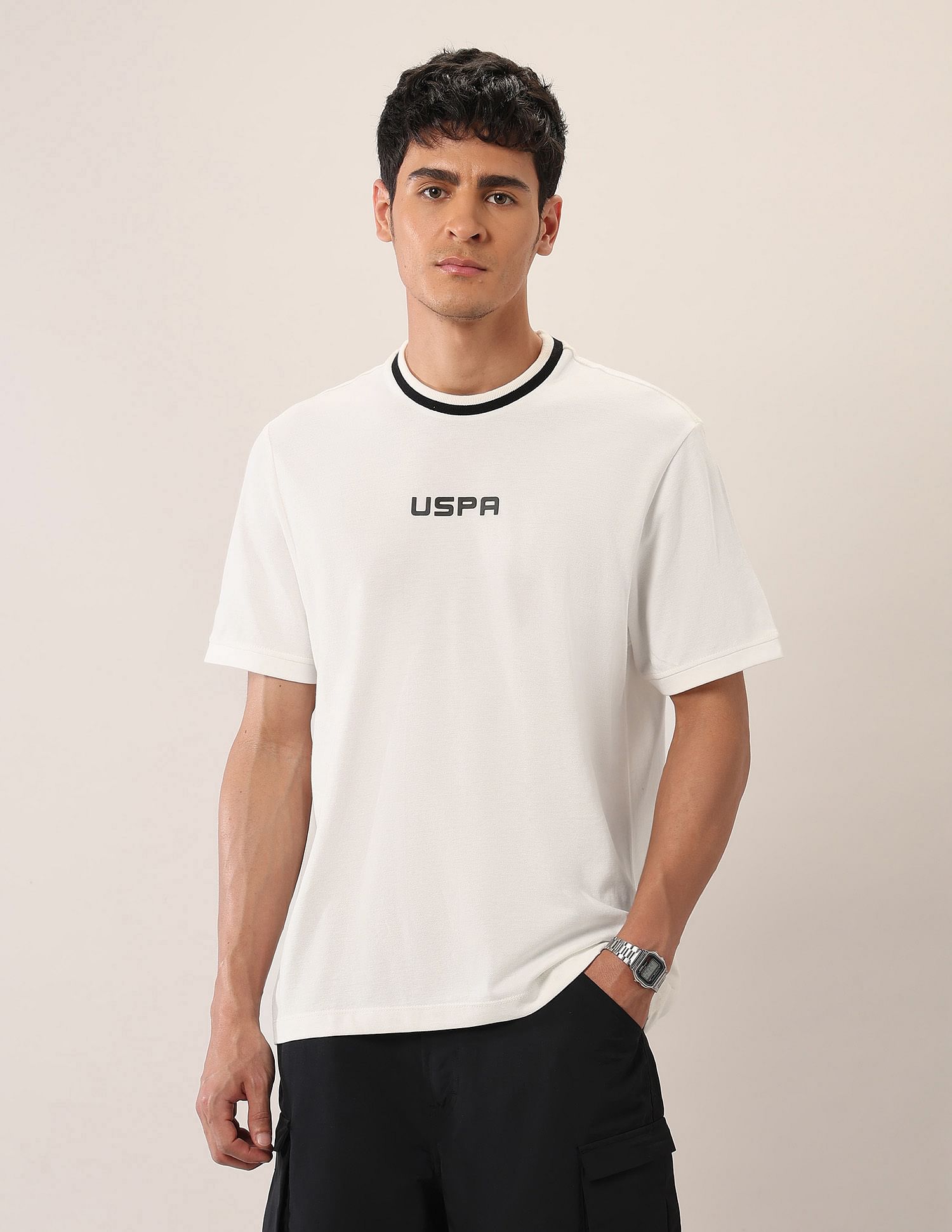 U.S. Polo Assn. Denim Co. Relaxed Fit Pure Cotton T-Shirt