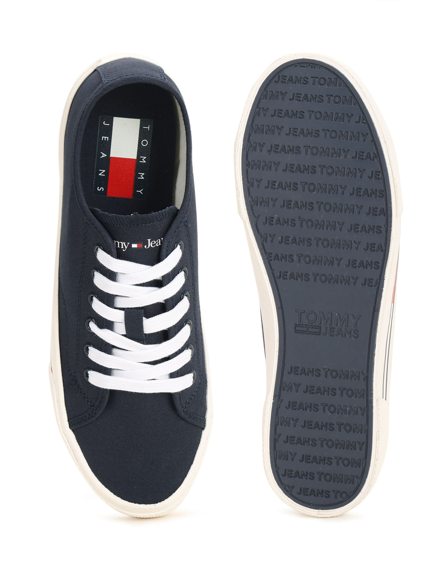 Buy Tommy Hilfiger Women Sustainable Cotton Canvas Sneakers