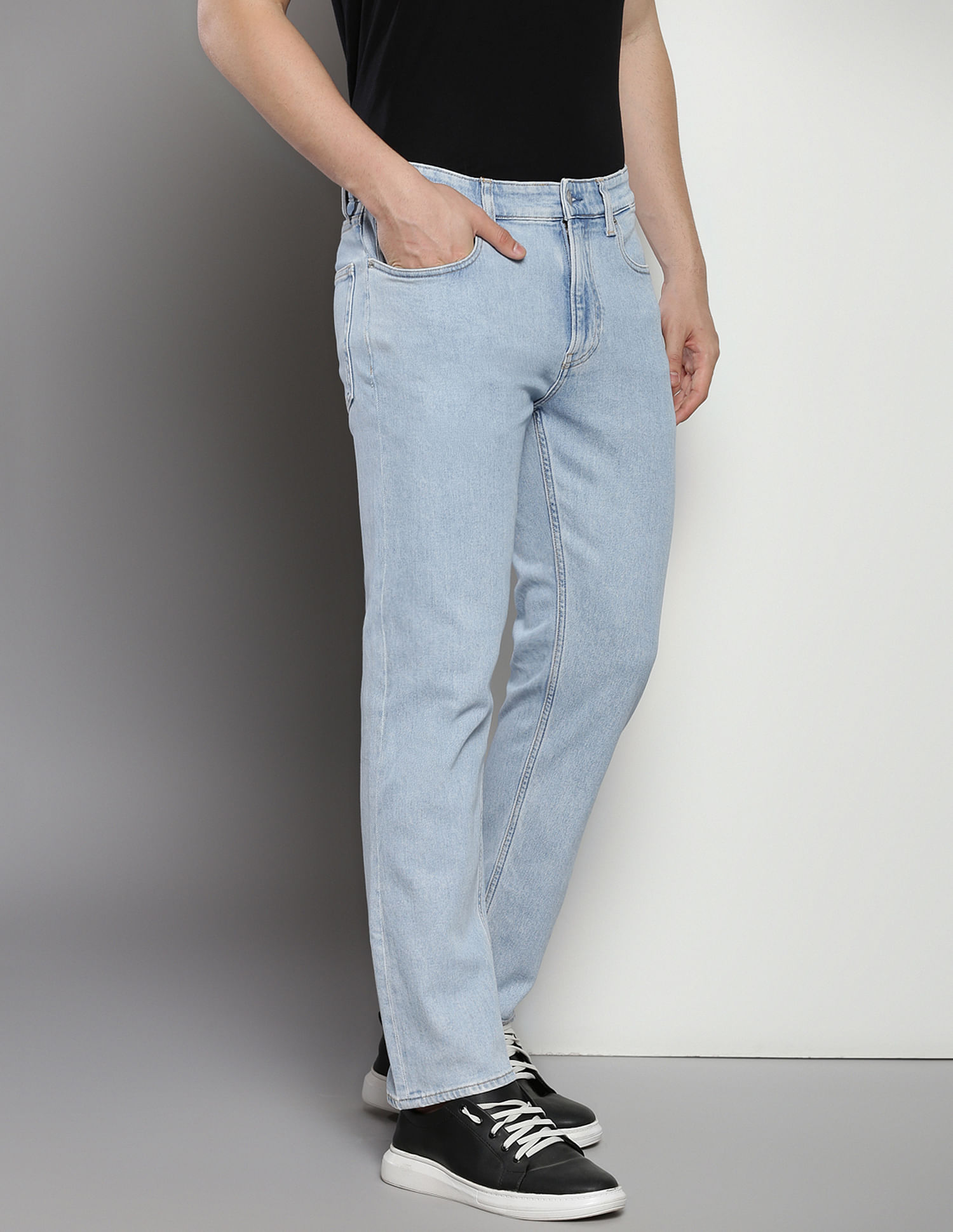 Calvin Klein Mid Rise Sustainable Straight Fit Jeans