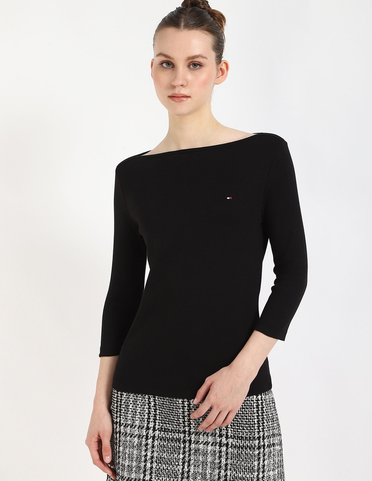 Tommy Hilfiger Solid Slim-Fit Cotton T-Shirt