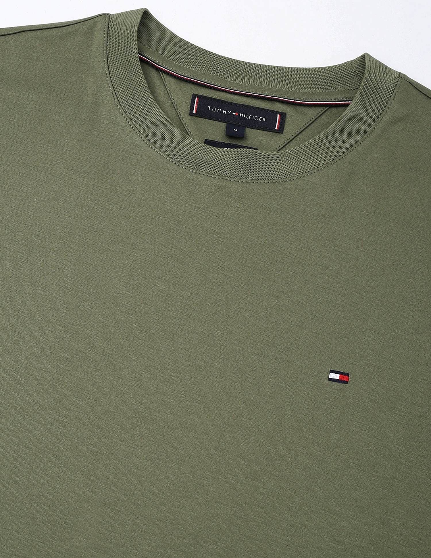 Tommy Hilfiger Solid Slim-Fit Cotton T-Shirt