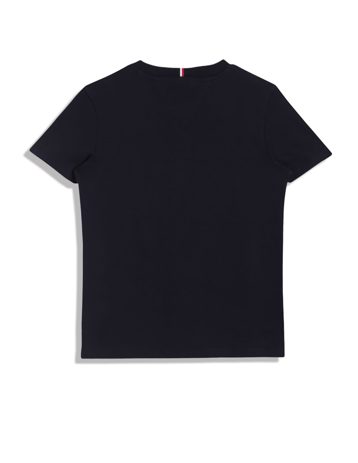 Tommy Hilfiger Kids Boys Pure Cotton Embroidered Logo T-Shirt