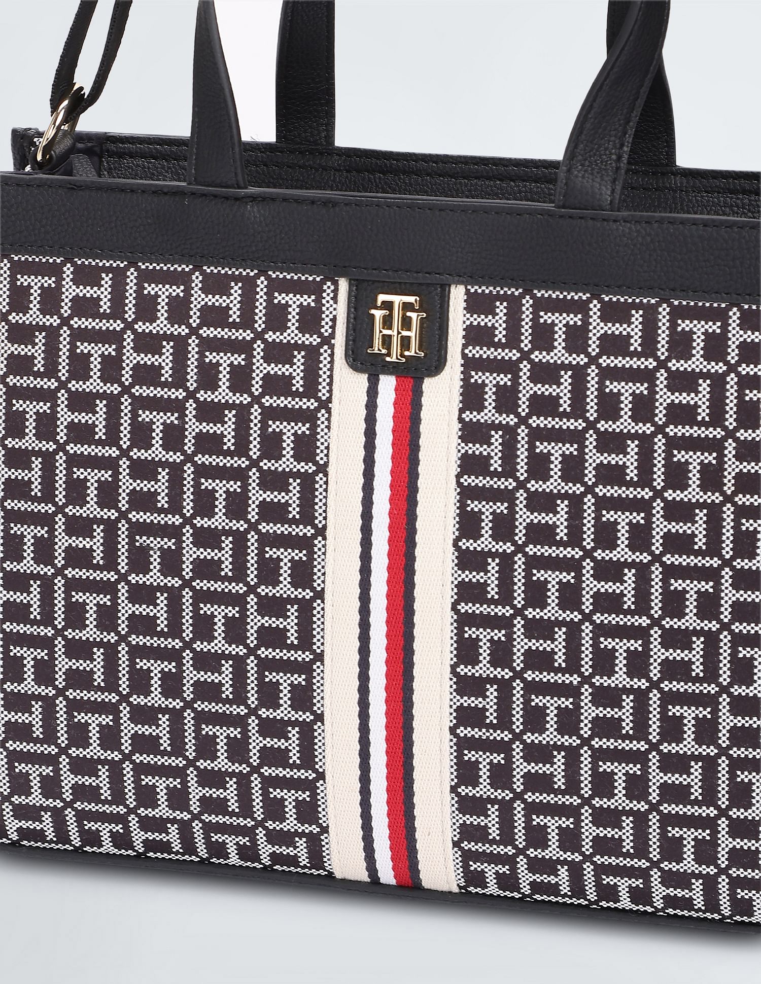 Tommy Hilfiger Margot Jacquard Satchel Bag