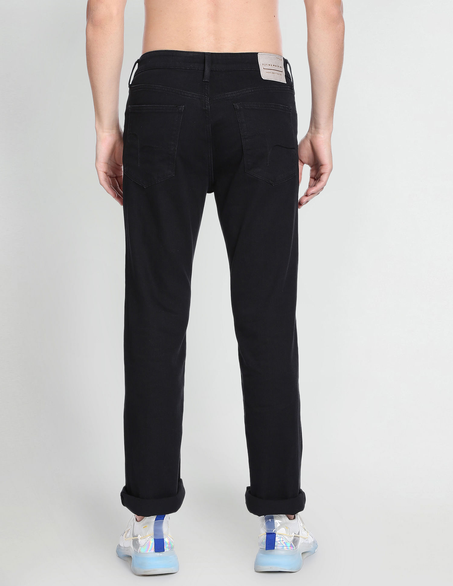 Flying Machine Mid Rise Bootcut Jeans