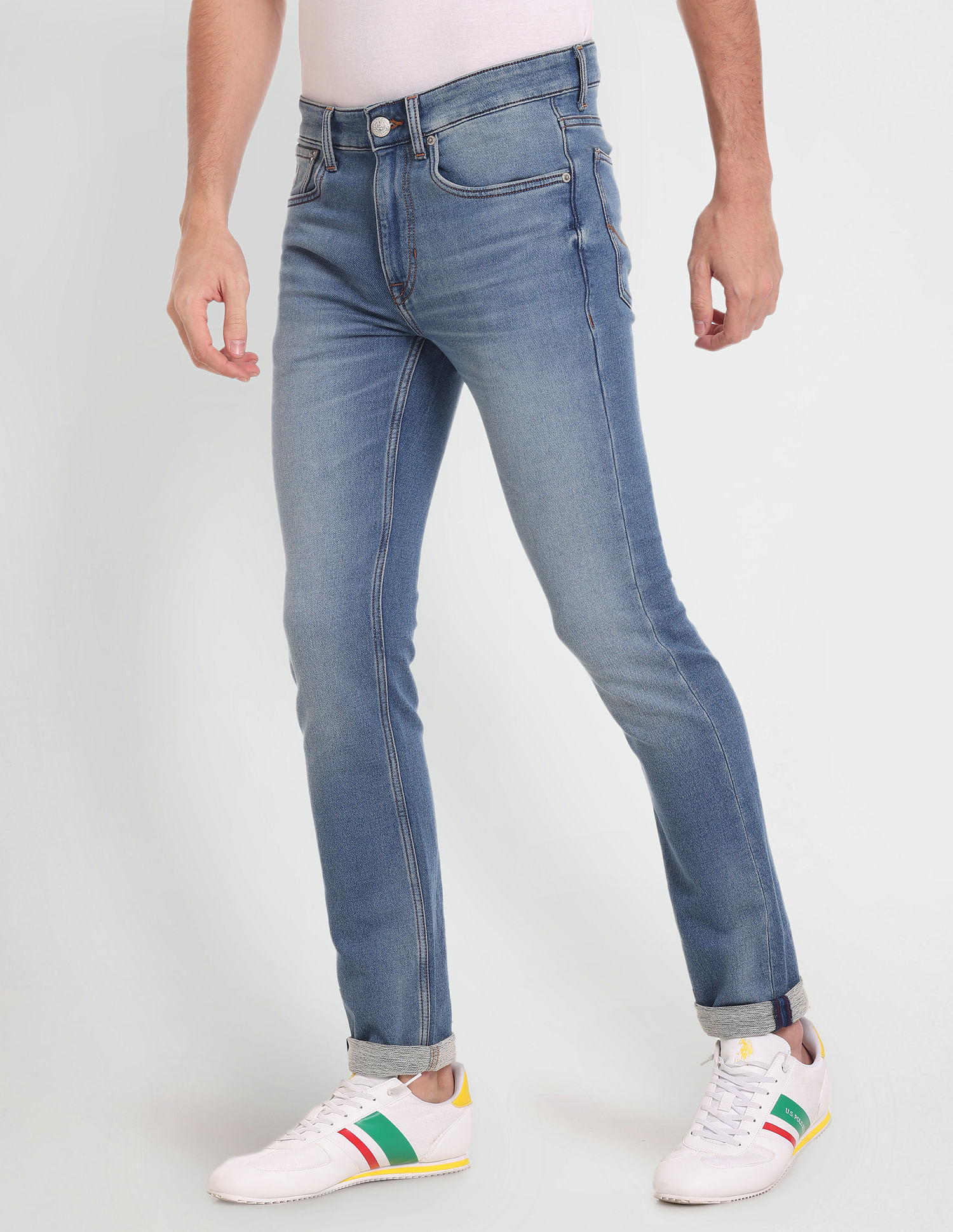 U.S. Polo Assn. Denim Co. Regallo Skinny Fit Blue Jeans