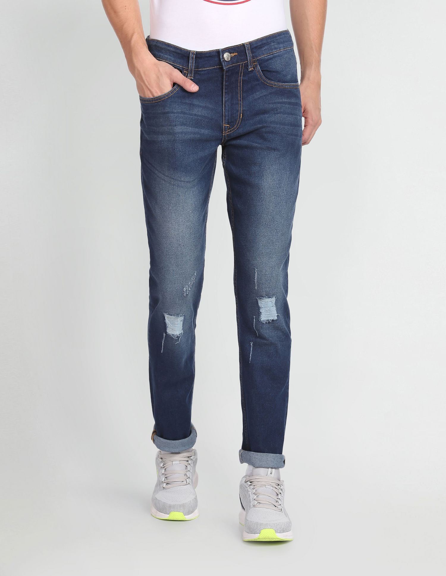 U.S. Polo Assn. Denim Co. Slim Tapered Fit Blue Jeans