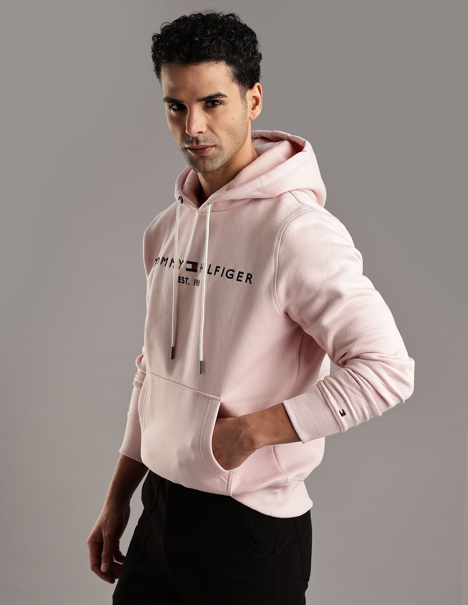 Tommy Hilfiger Embroidered Logo Regular-Fit Cotton Sweatshirt