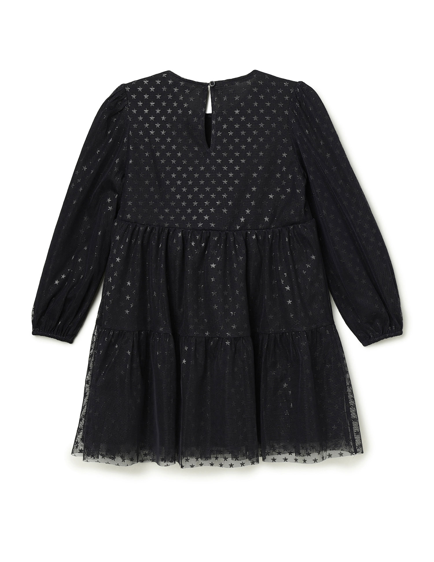 Tommy Hilfiger Kids Girls Foil Star Dress