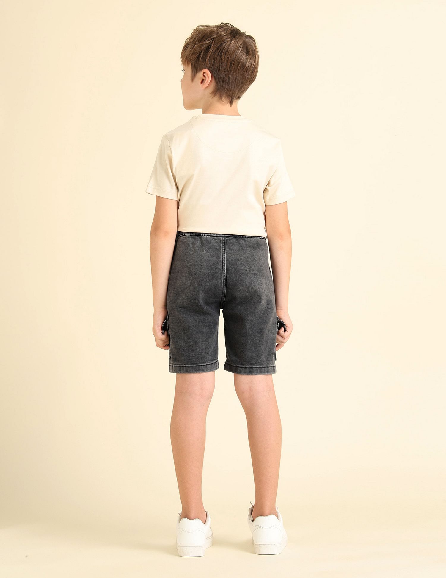 U.S. Polo Assn. Kids Boys Regular Fit Denim Shorts