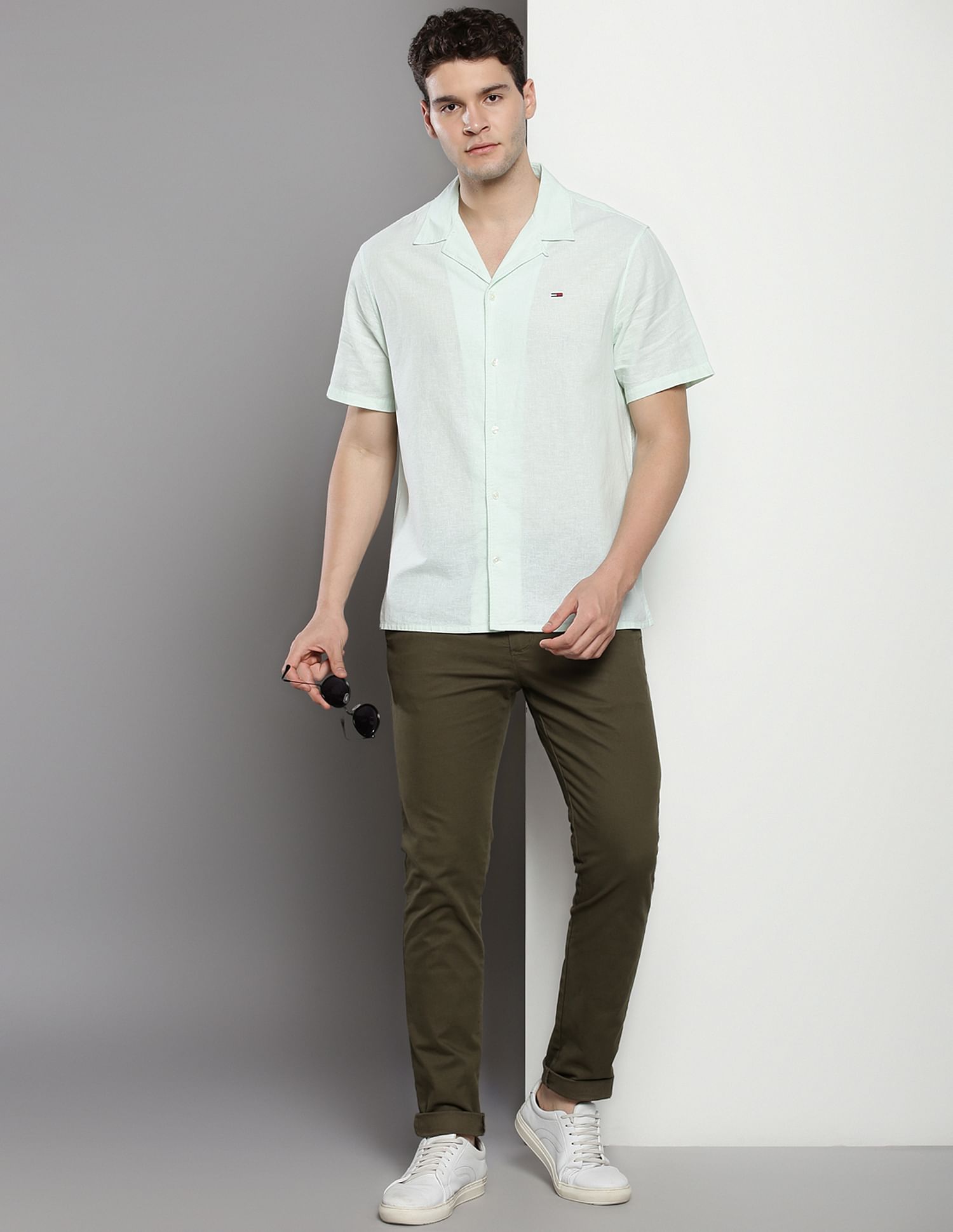 Tommy Hilfiger Sustainable Cuban Collar Shirt