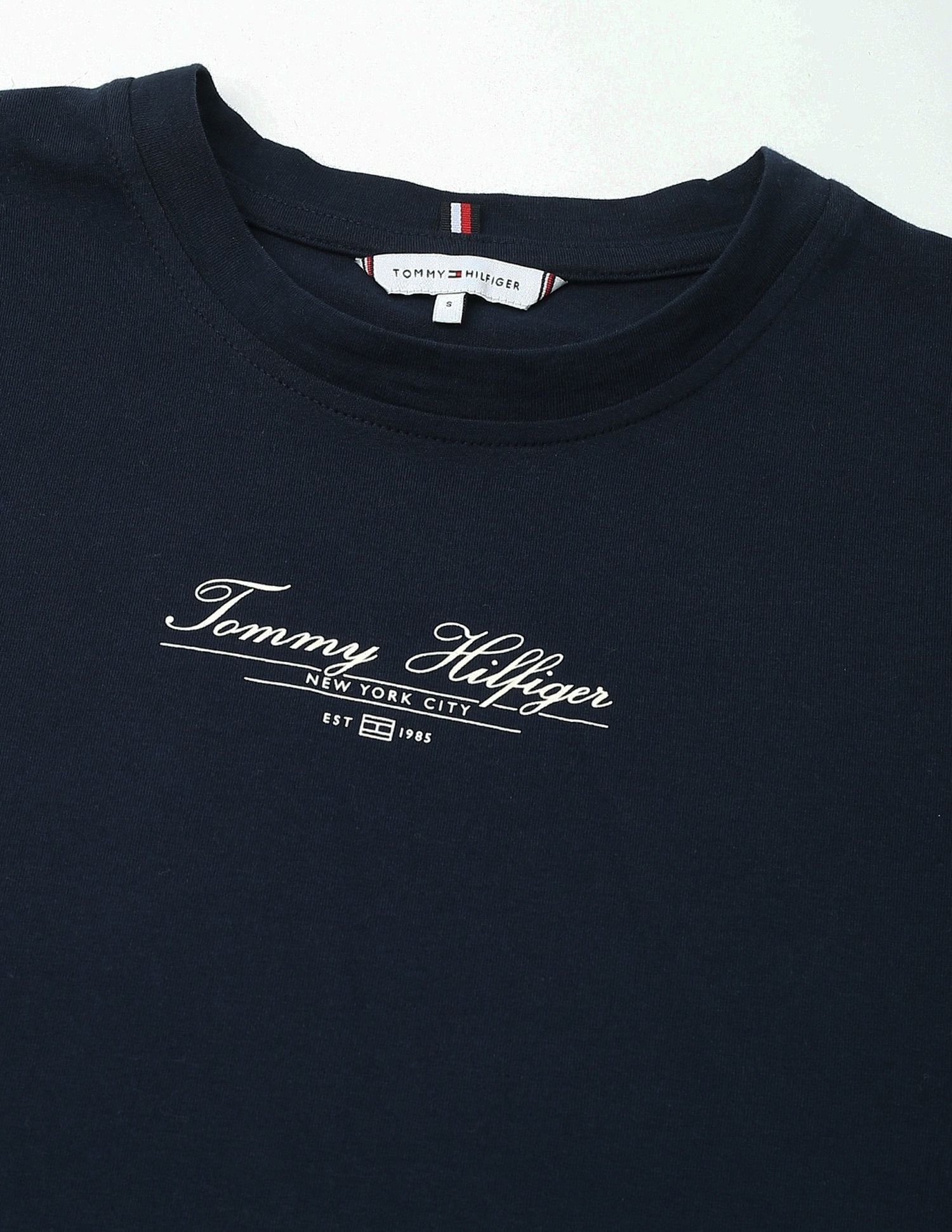 Tommy Hilfiger Logo Regular-Fit Cotton T-Shirt