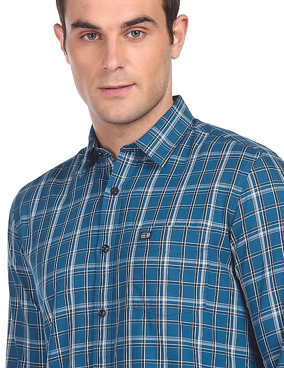 Arrow Sports Manhattan Slim Fit Check Casual Shirt