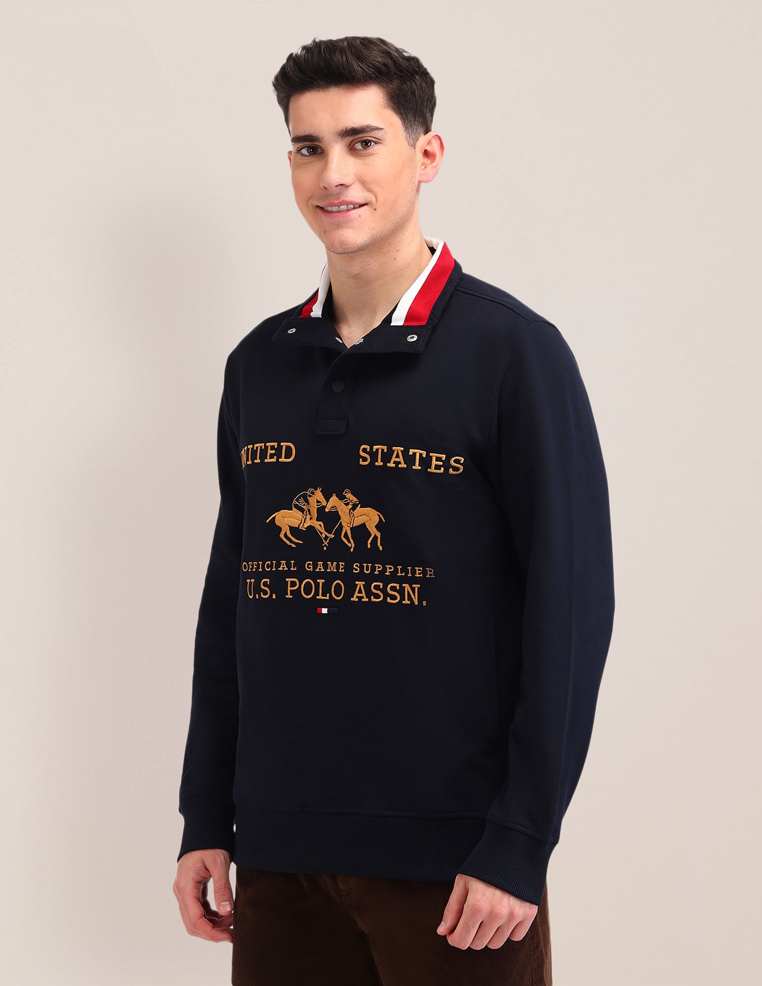 U.S. Polo Assn. Brand Printed Sweatshirt