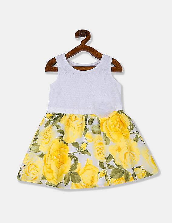 Children's place hotsell yellow dress