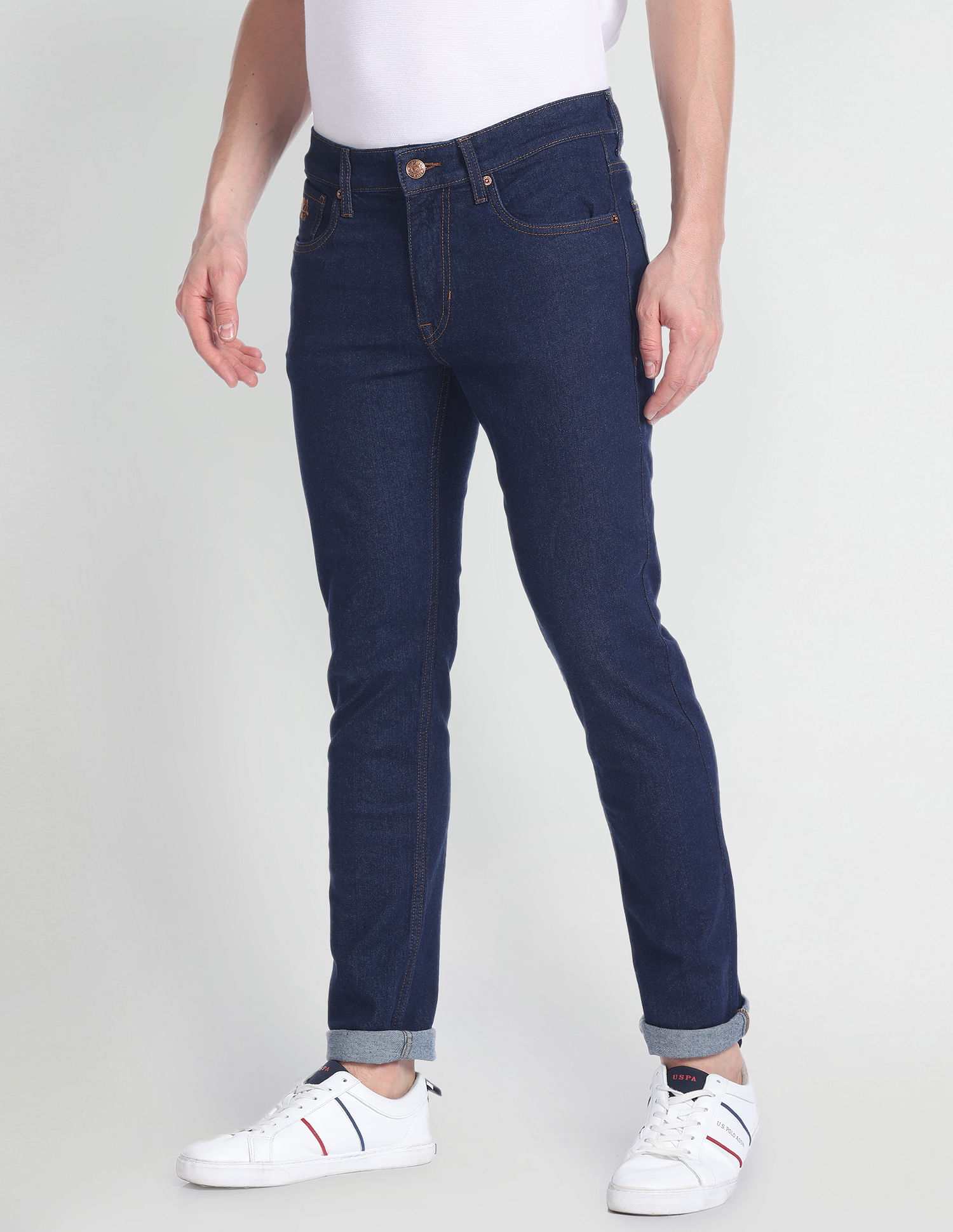 U.S. Polo Assn. Denim Co. Brandon Slim Tapered Fit Blue Jeans