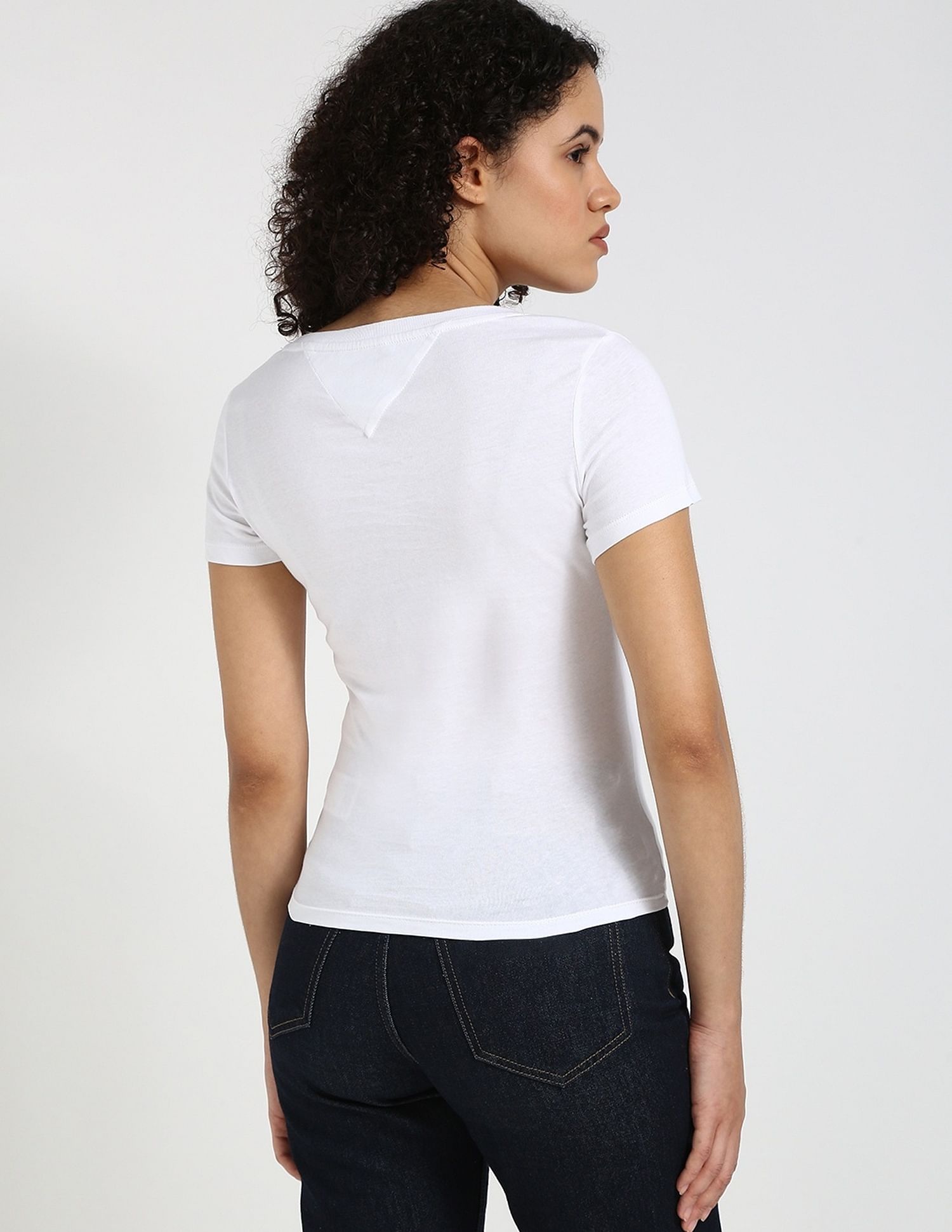 Tommy Hilfiger Solid Slim-Fit Cotton T-Shirt
