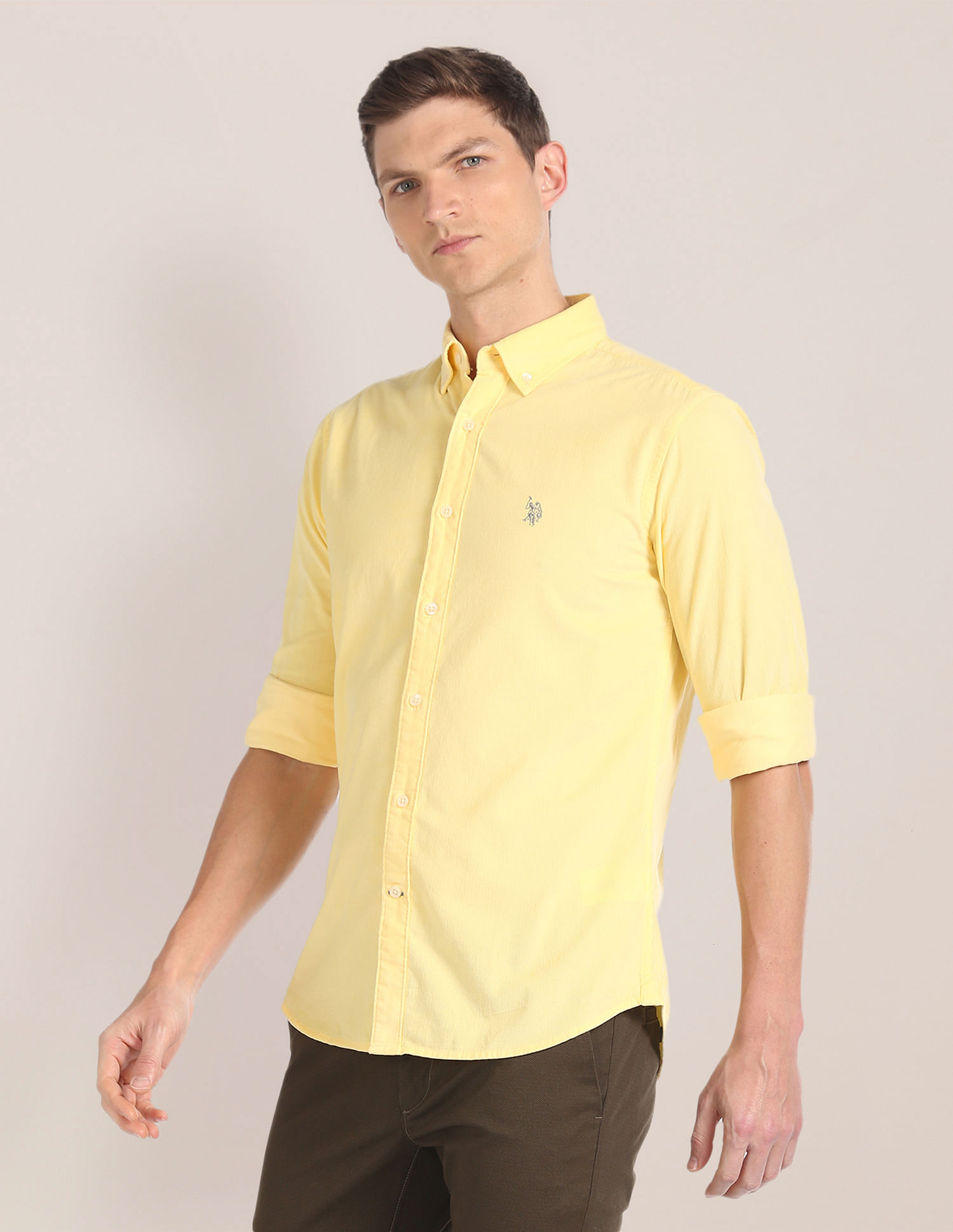 U.S. Polo Assn. Button Down Collar Corduroy Shirt
