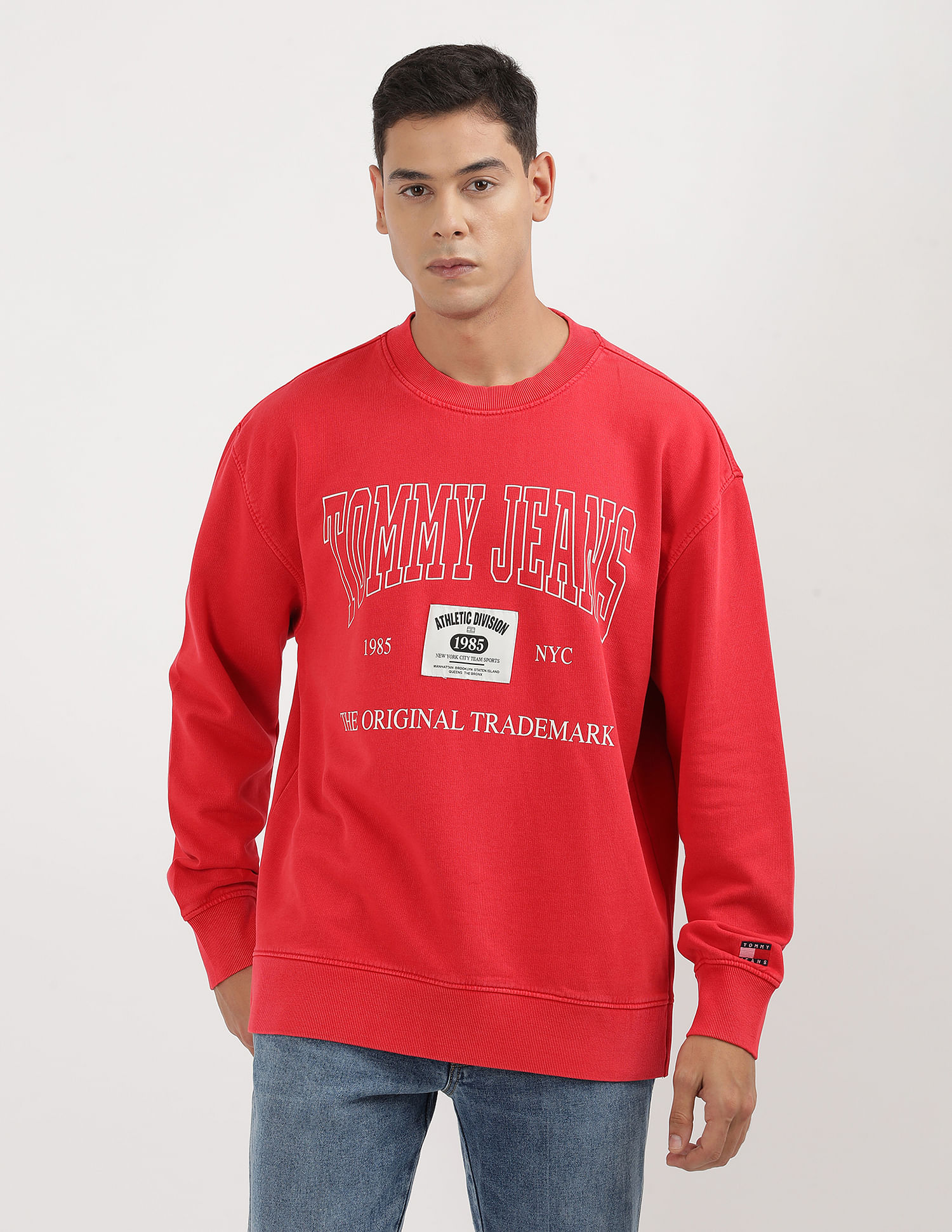 Tommy Hilfiger Brand Print Relaxed Sweatshirt