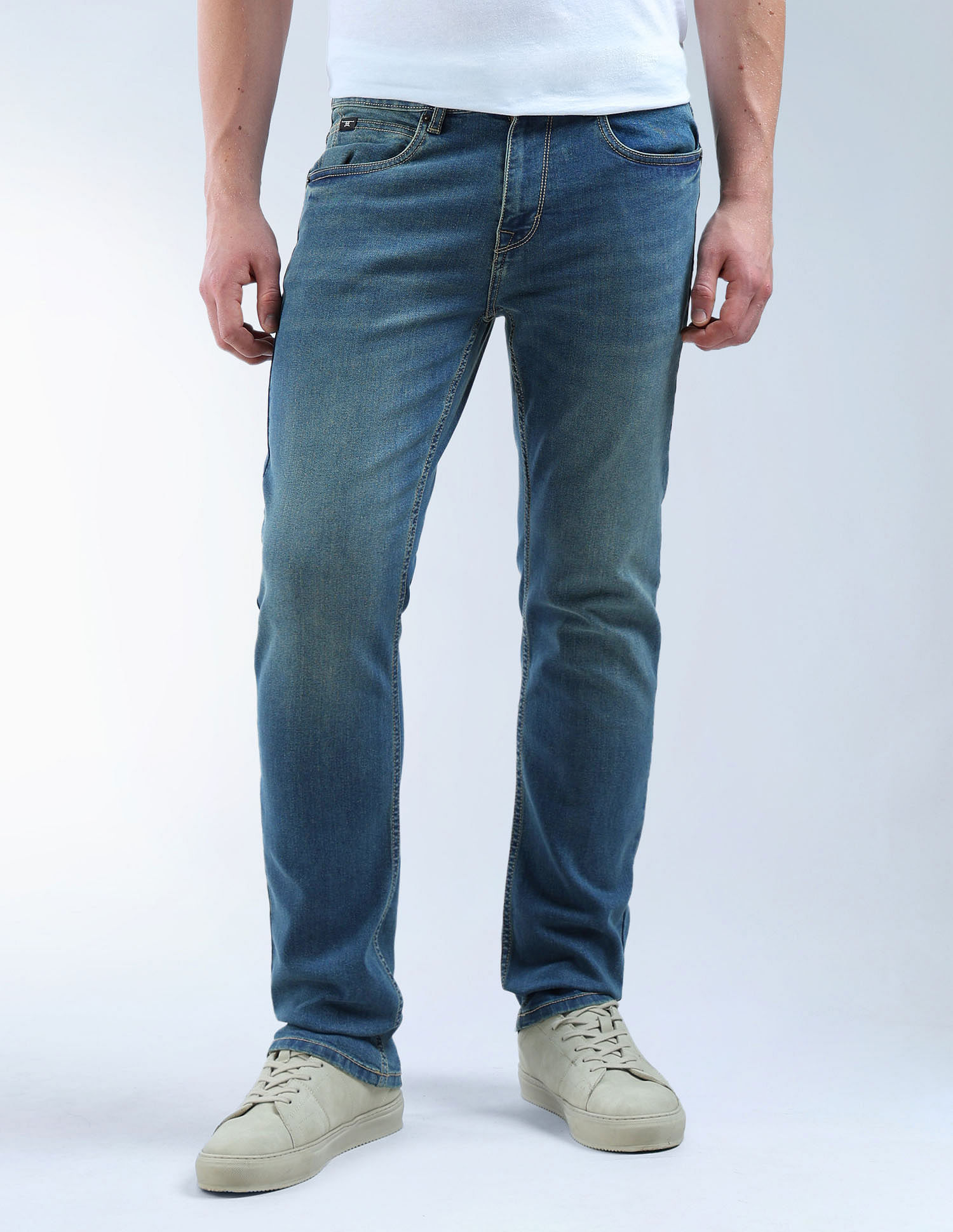 Flying Machine Freddie Slim Straight Fit Mrtf Jeans