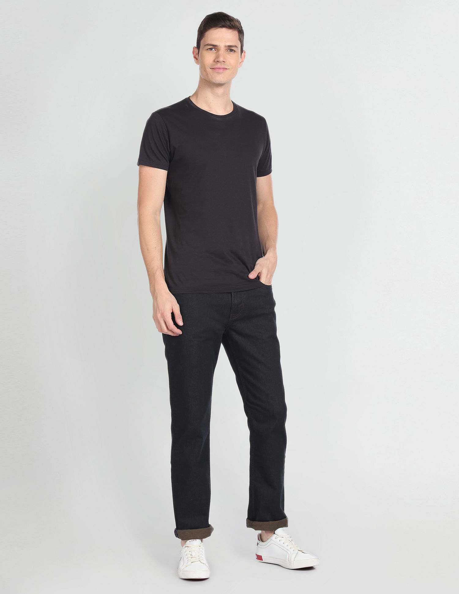 U.S. Polo Assn. Denim Co. Harold Slim Straight Fit Blue Jeans