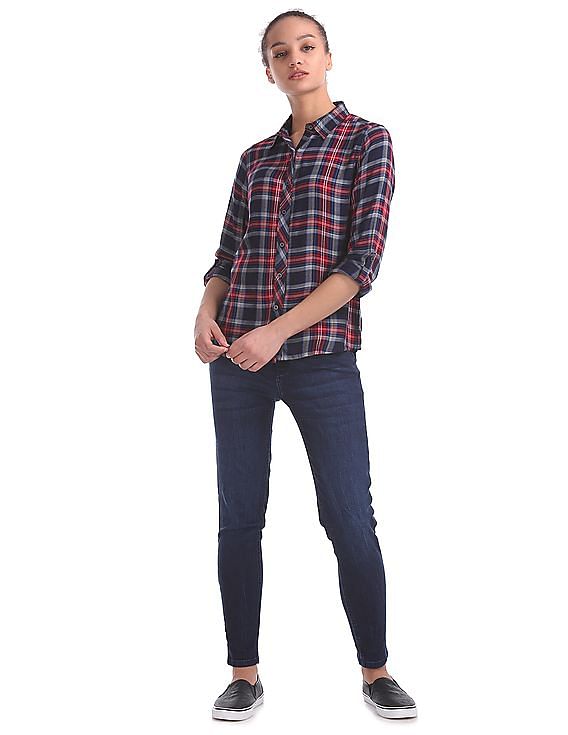 Flying Machine Women Super Skinny Fit Washed Jeans