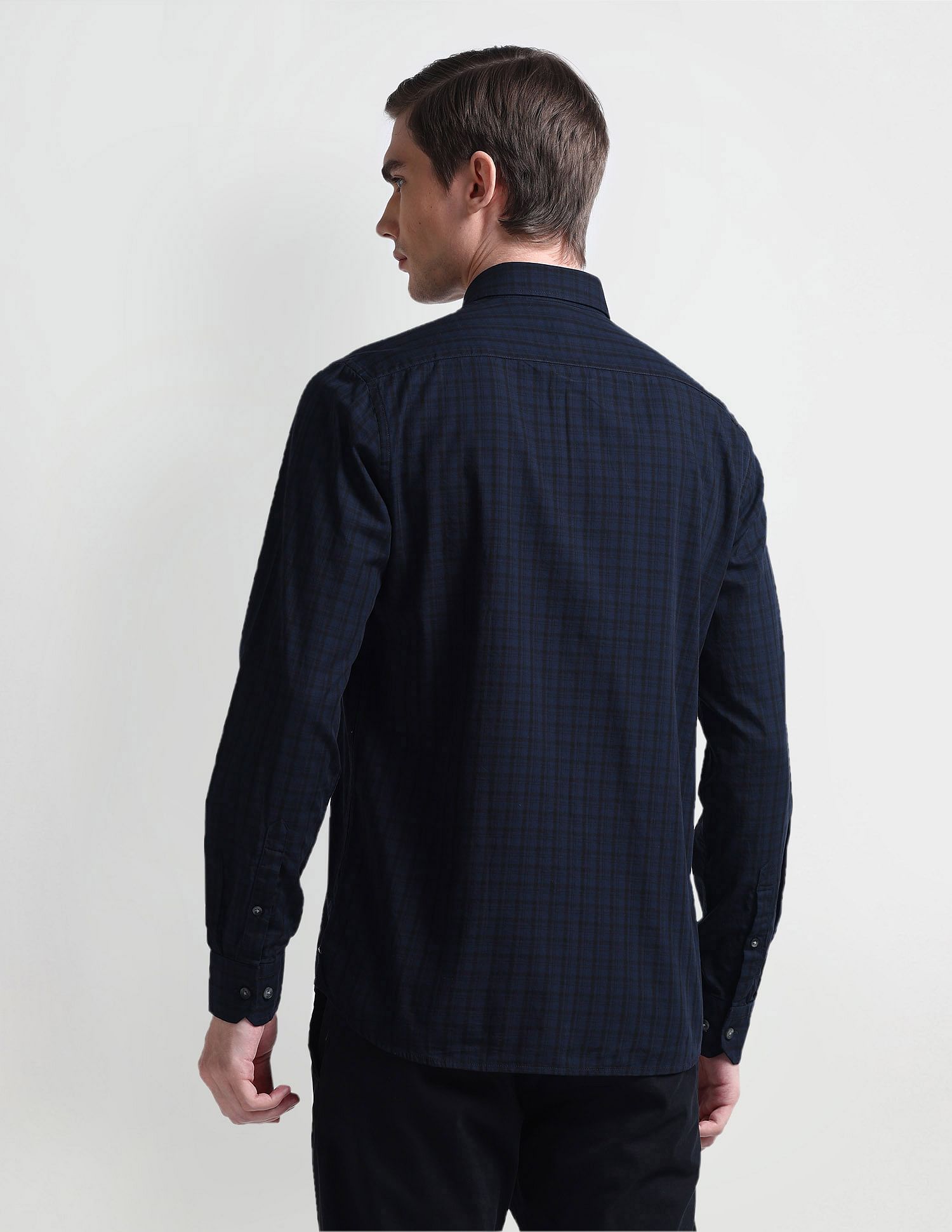 Arrow Sport Slim Fit Tartan Check Shirt