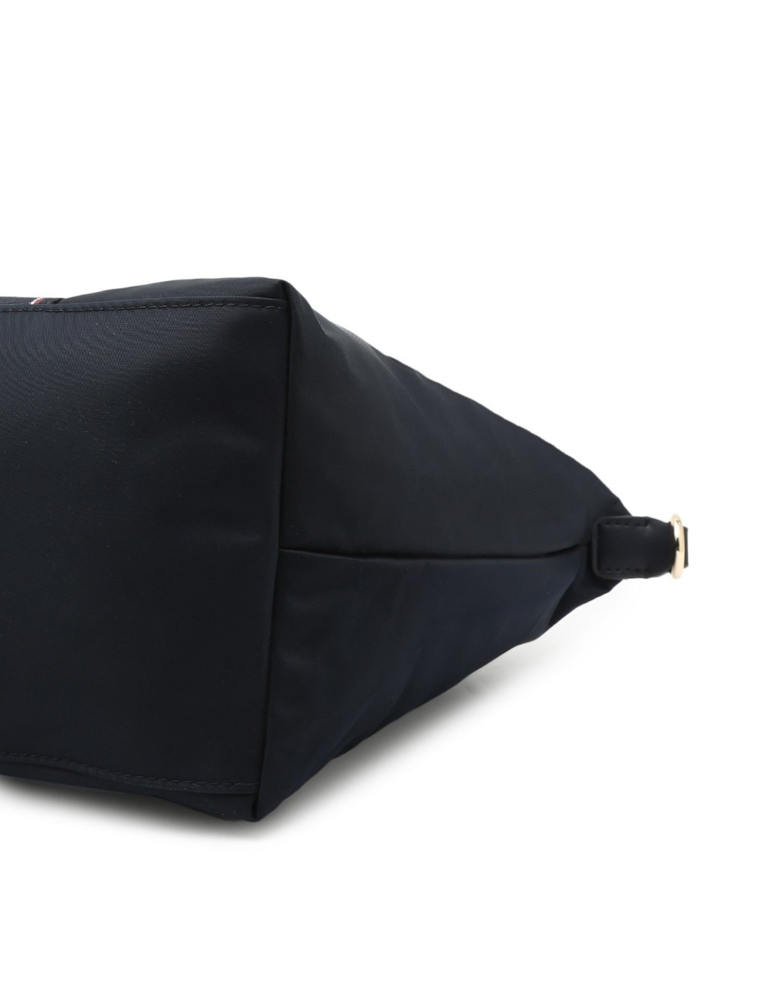 Tommy Hilfiger Solid Blue Nylon Handbags