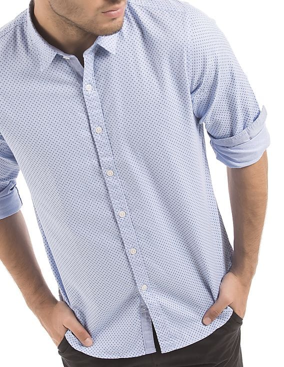 Buy Geoffrey Beene Men Slim Fit Printed Shirt - NNNOW.com