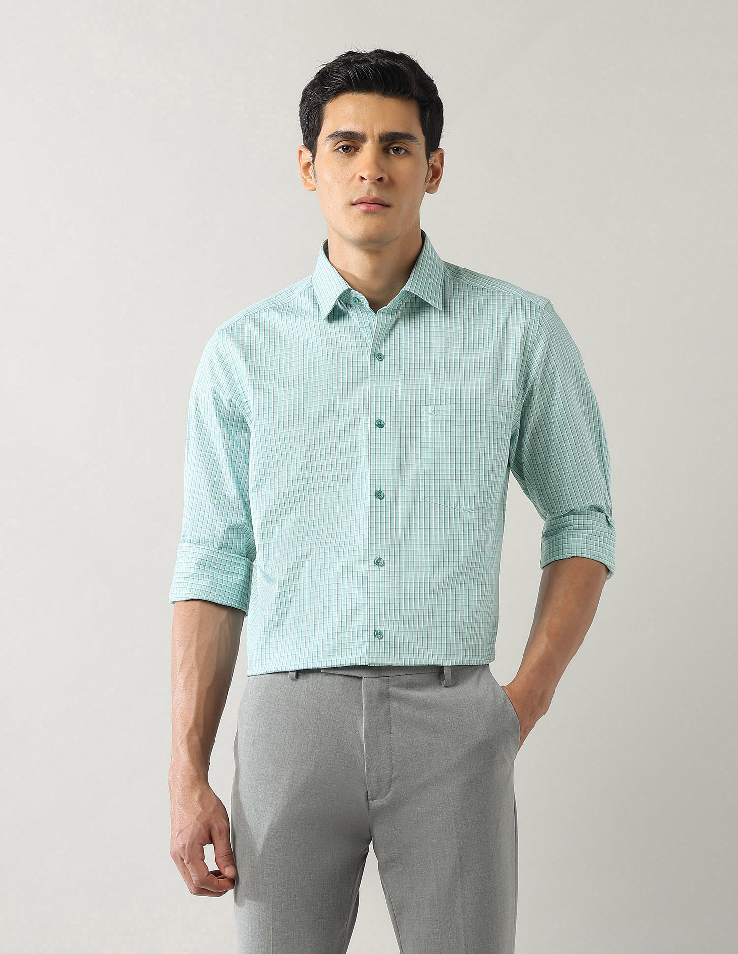 Arrow Graphic Printed Liberty Classic Fit Shirt