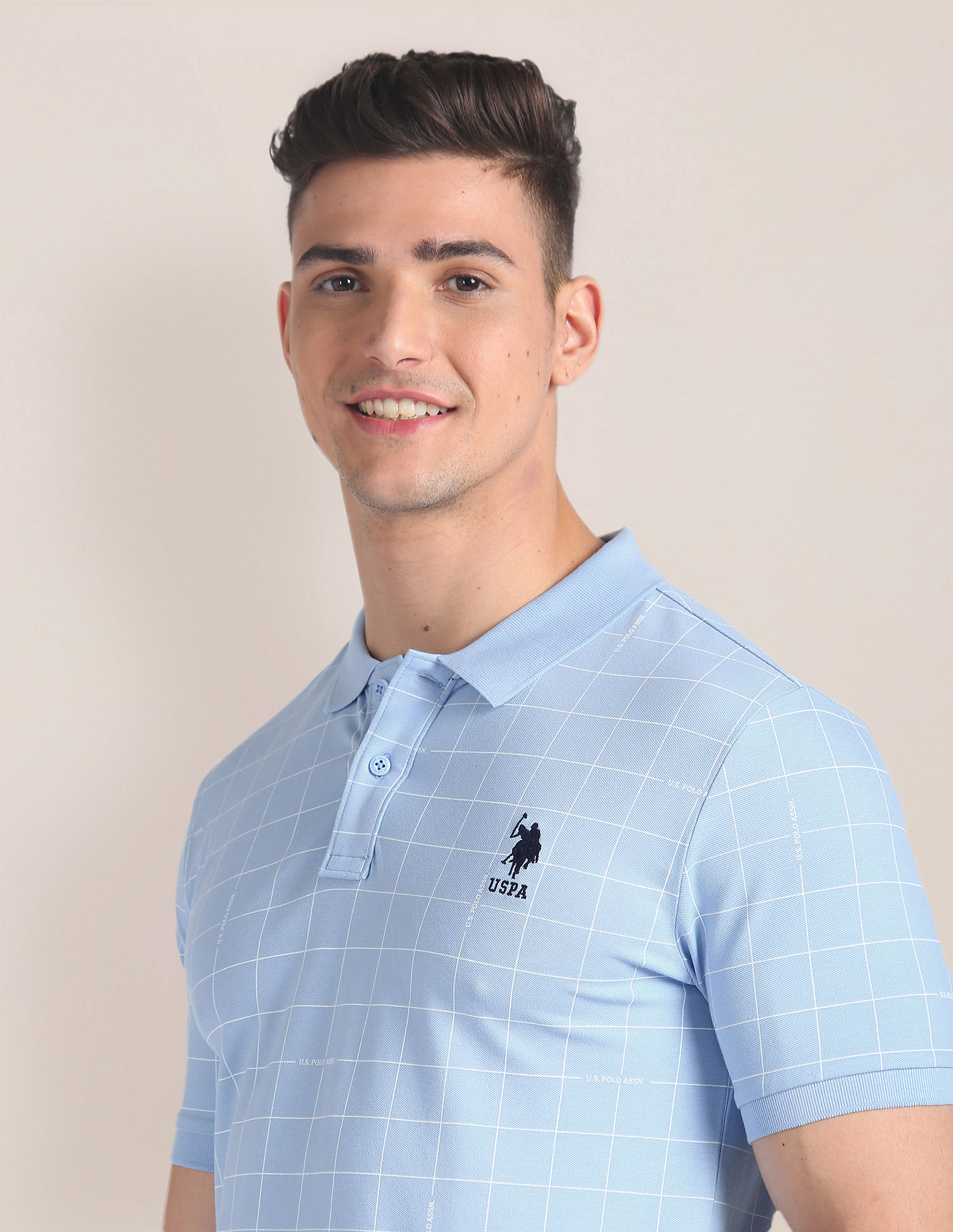 Buy U.S. Polo Assn. Graph Check Slim Polo Shirt - NNNOW.com