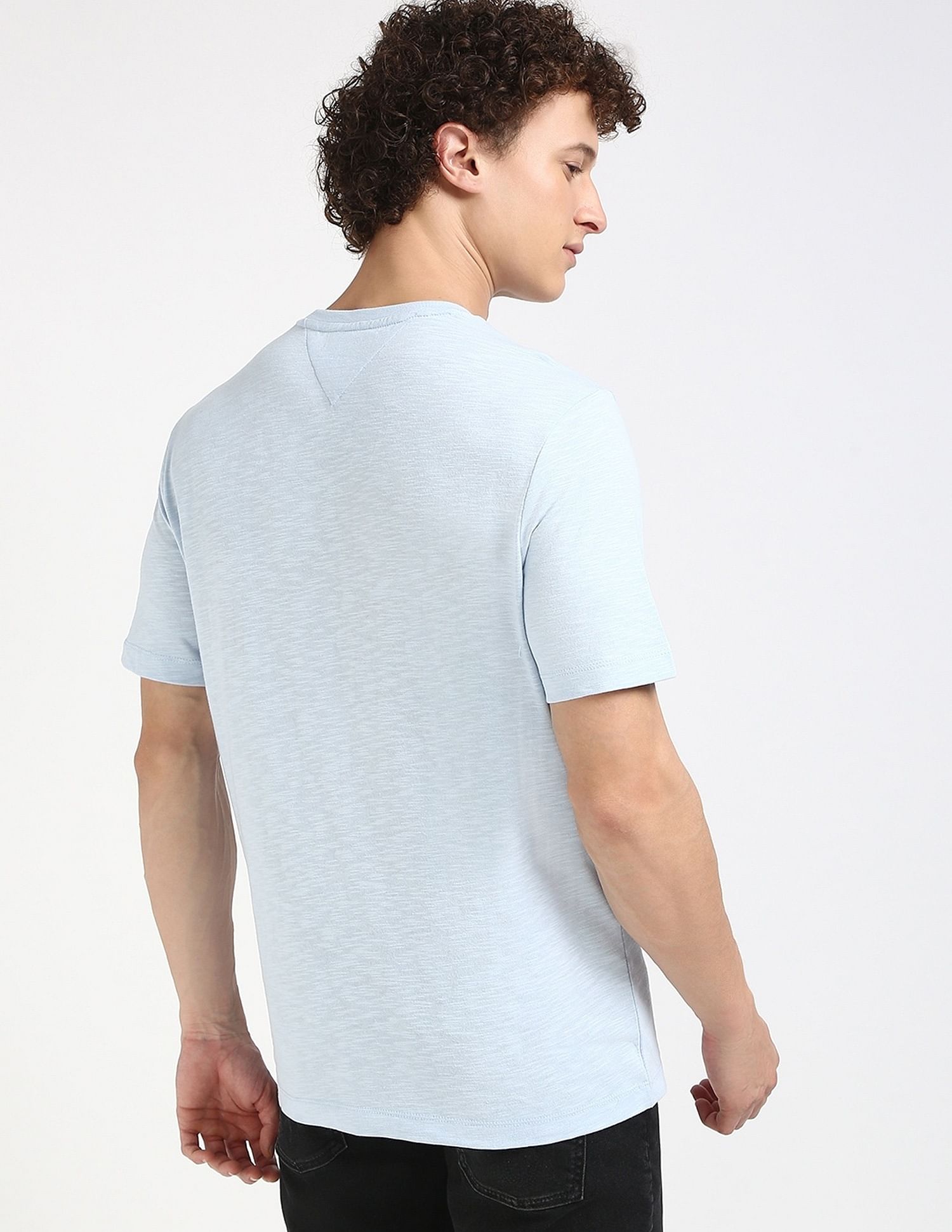 Tommy Hilfiger Solid Regular-Fit Cotton T-Shirt