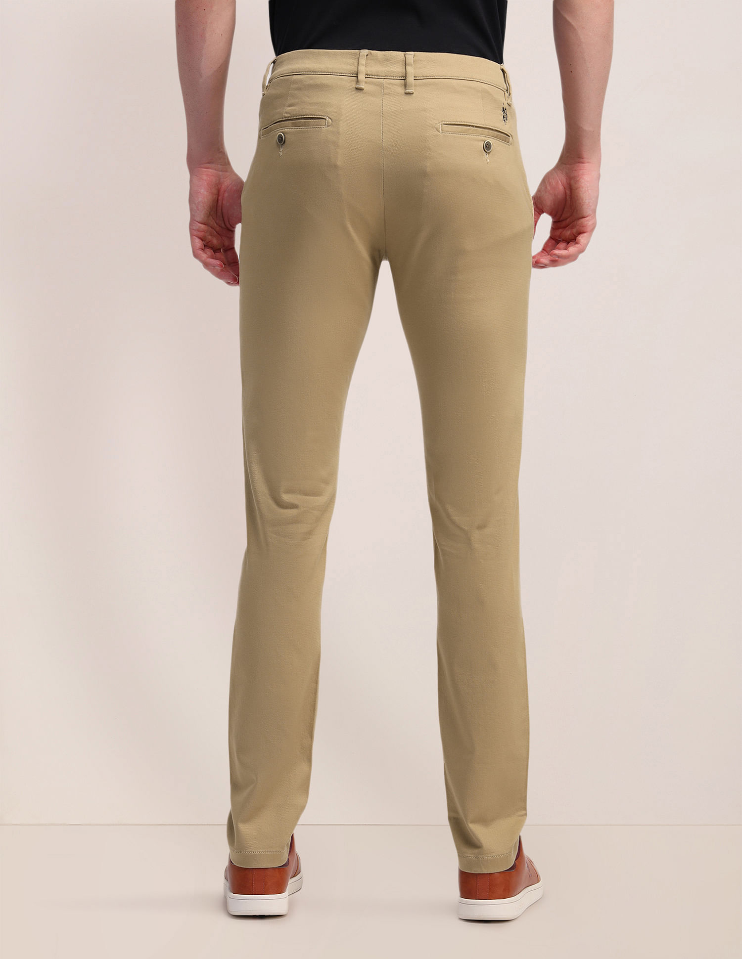 U.S. Polo Assn. Austin Slim Fit Flat Front Trousers