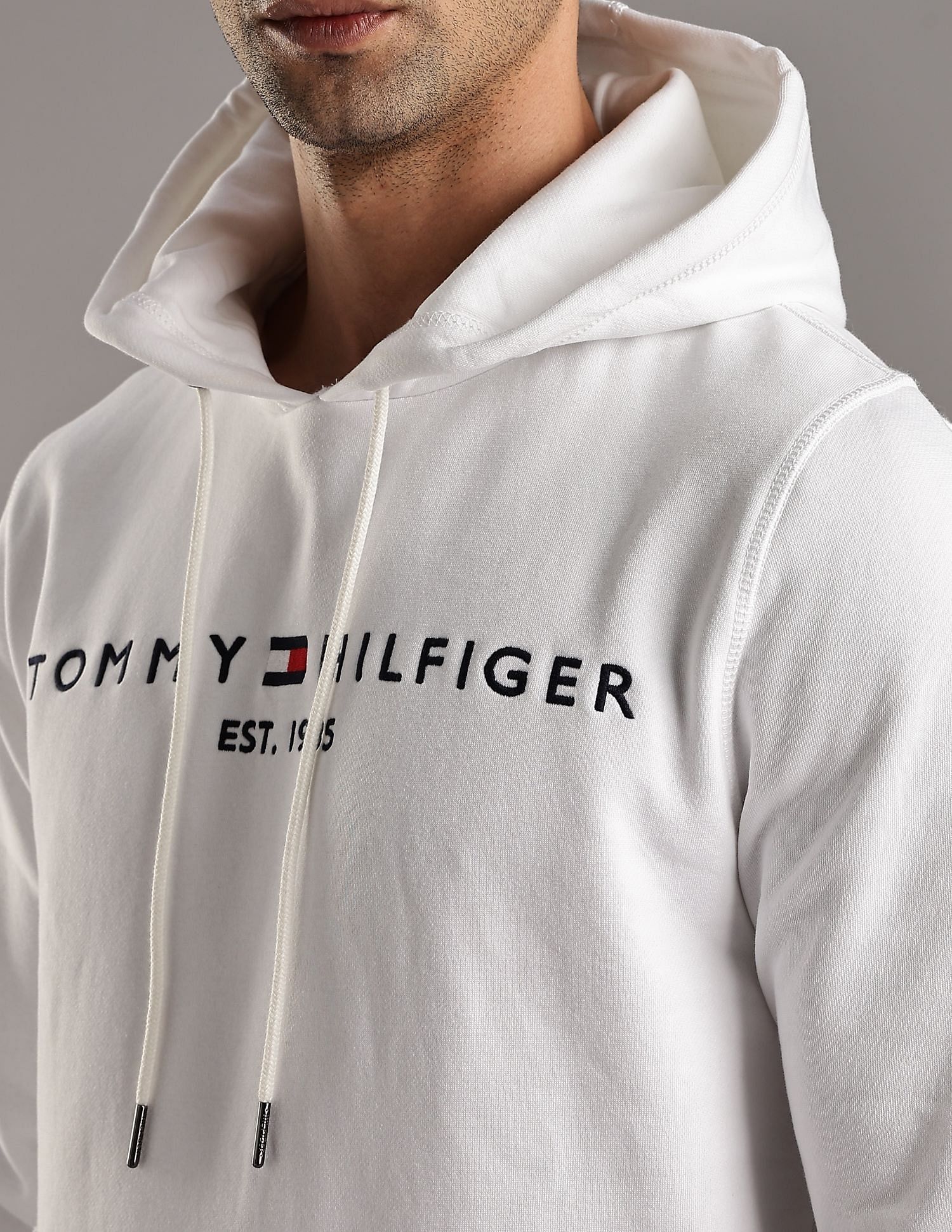 Tommy Hilfiger Embroidered Logo Regular-Fit Cotton Sweatshirt
