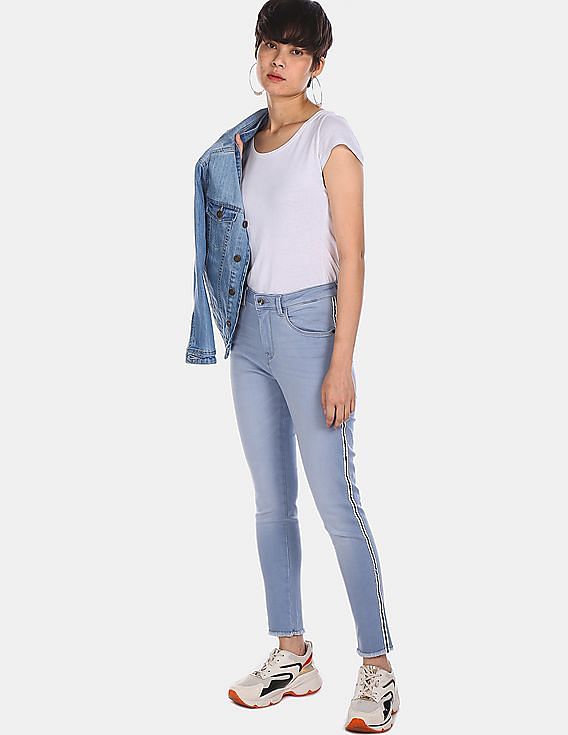 U.S. Polo Assn. Women High Rise Super Skinny Fit Jeans