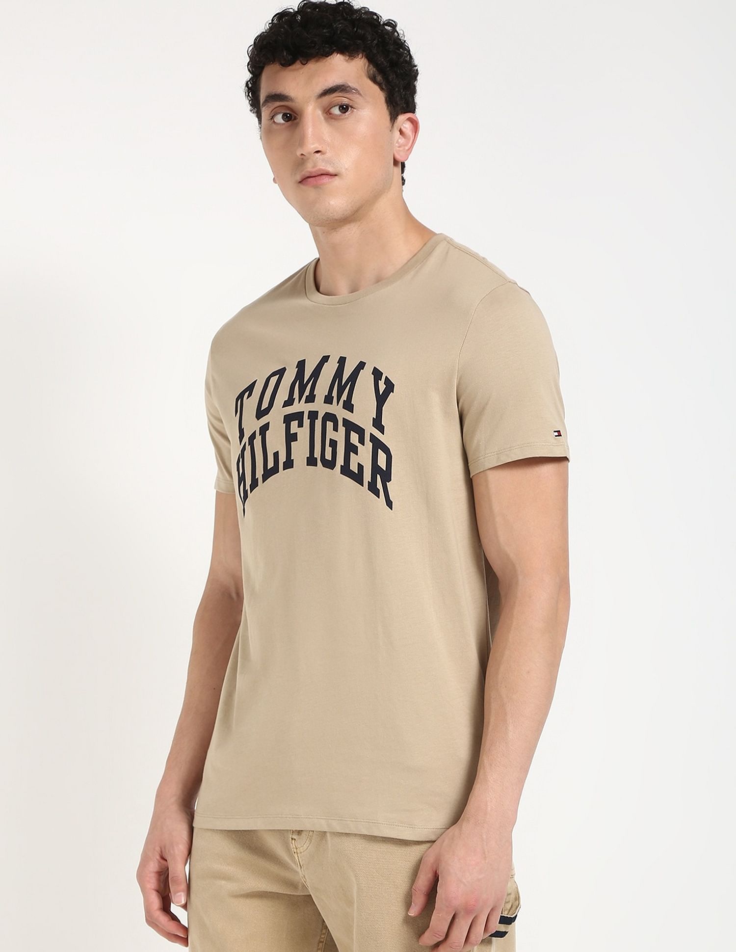 Tommy Hilfiger Logo Regular-Fit Cotton T-Shirt