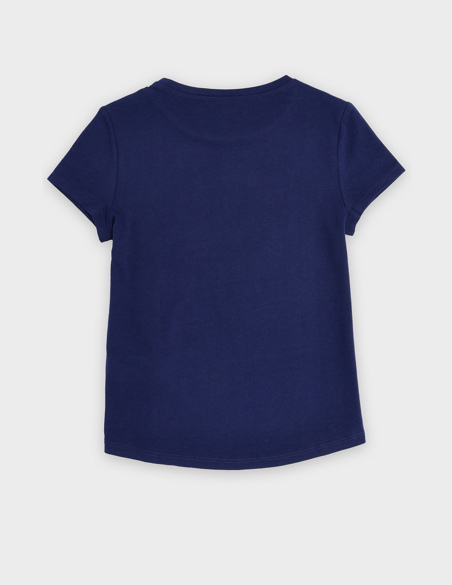Tommy Hilfiger Kids Girls Graphic Regular Fit Cotton T-Shirt