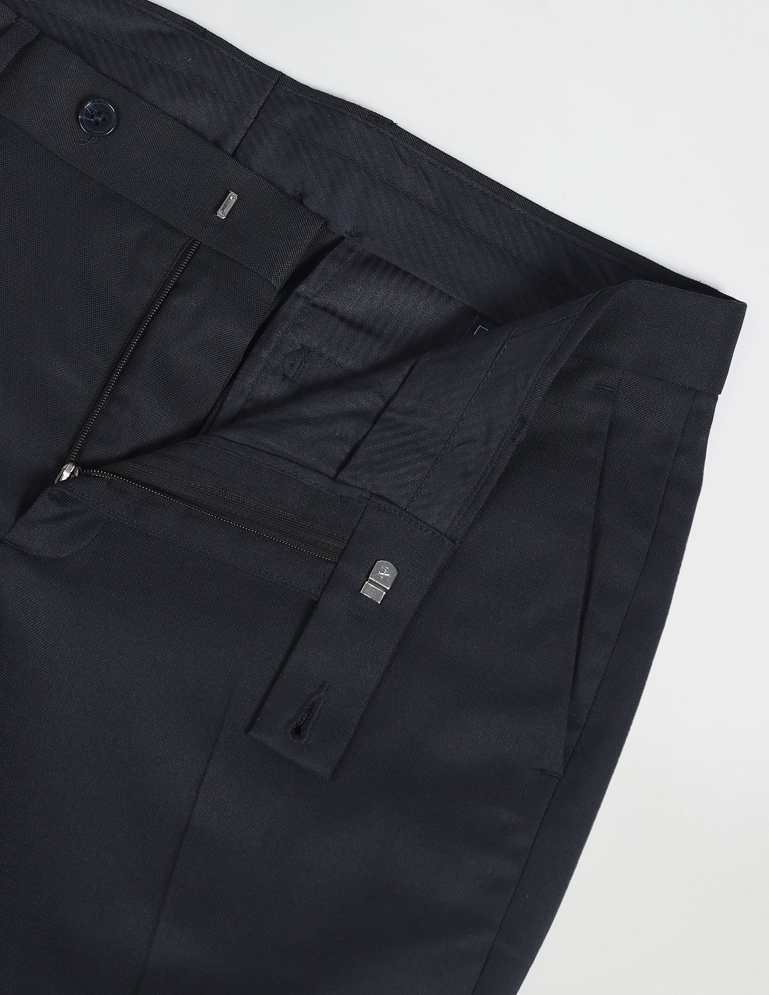 Arrow Mid Rise Tailored Fit Formal Trousers