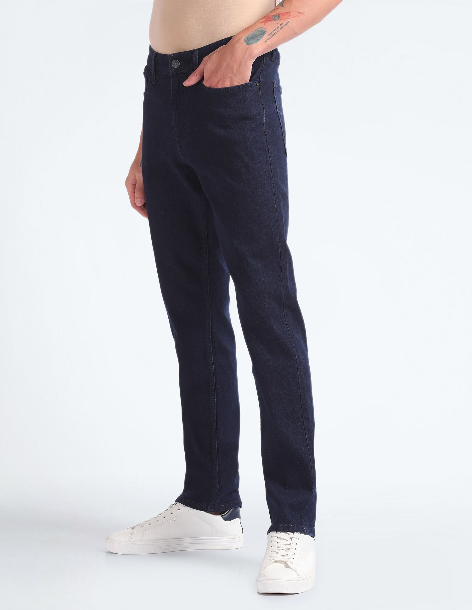 Flying Machine Freddie Slim Straight Rinsed Jeans
