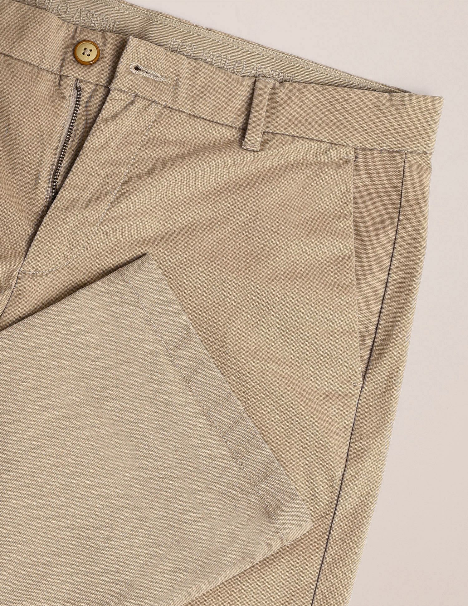 U.S. Polo Assn. Riley Straight Fit Mid Rise Trousers