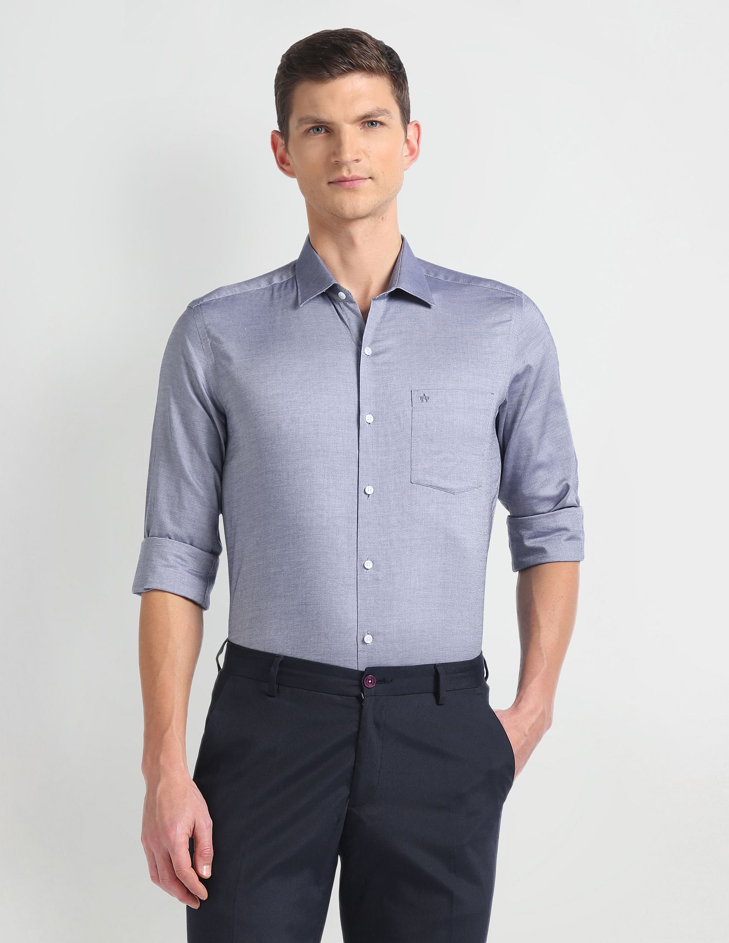 Arrow Manhattan Slim Fit Dobby Shirt