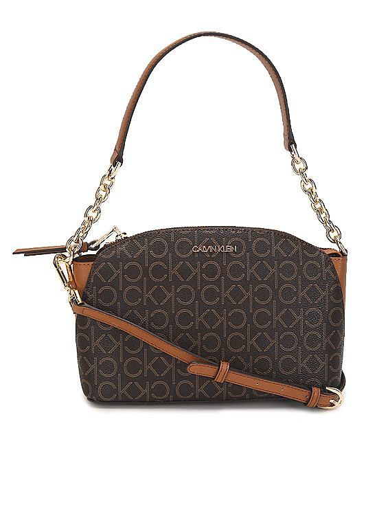 Buy Calvin Klein Women Brown Handbag Brown Online @ Best Price in India