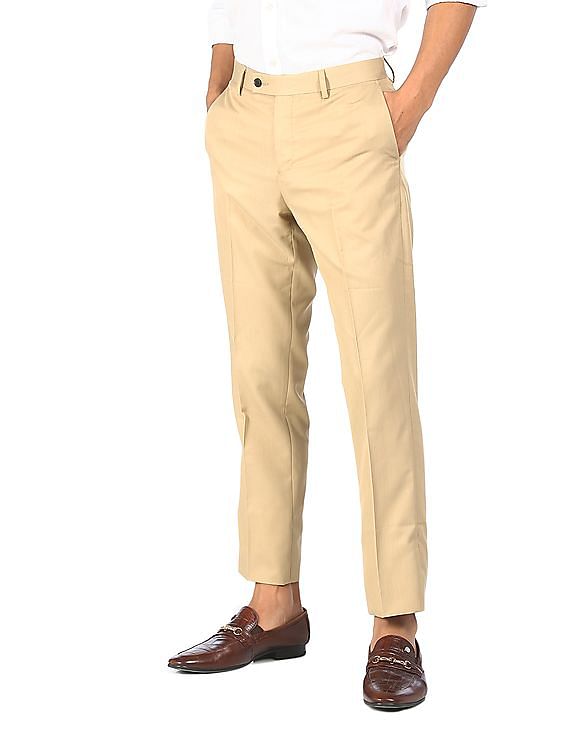 Buy Arrow Smart Flex Dobby Formal Trousers - NNNOW.com