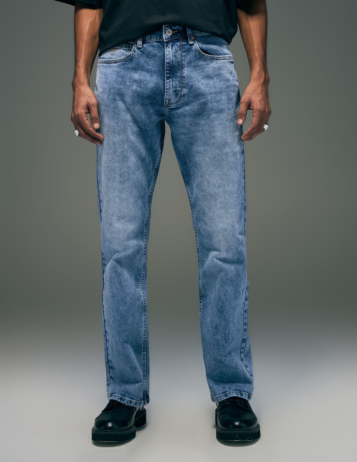 Flying Machine Bruce Bootcut Stretchable Jeans